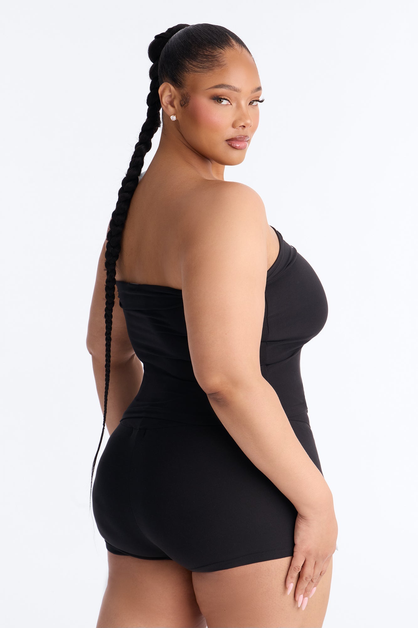 Let's Bach Bride PJ Tank & Short Set - Black/White