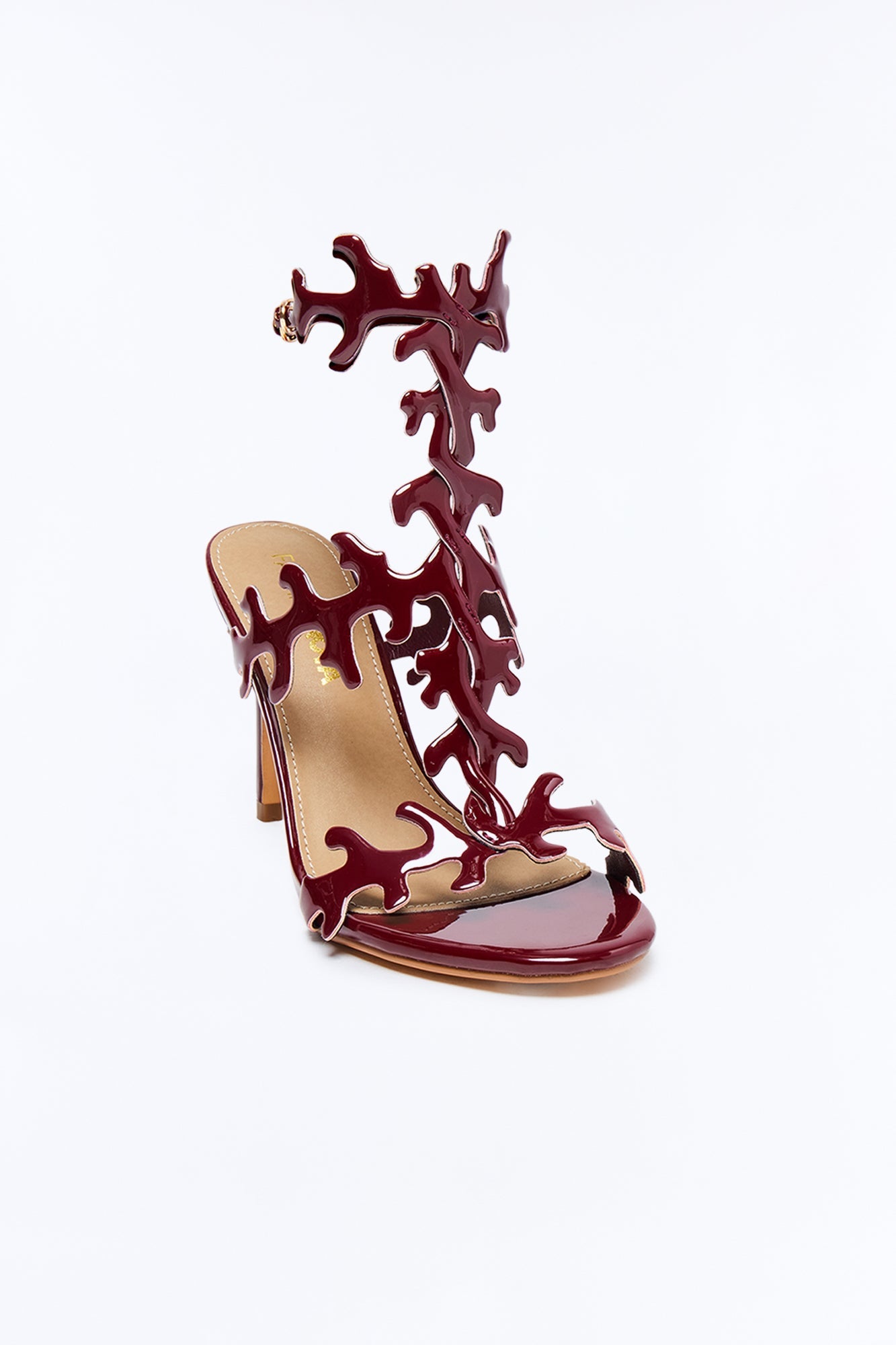Coral Reef Heels - Burgundy