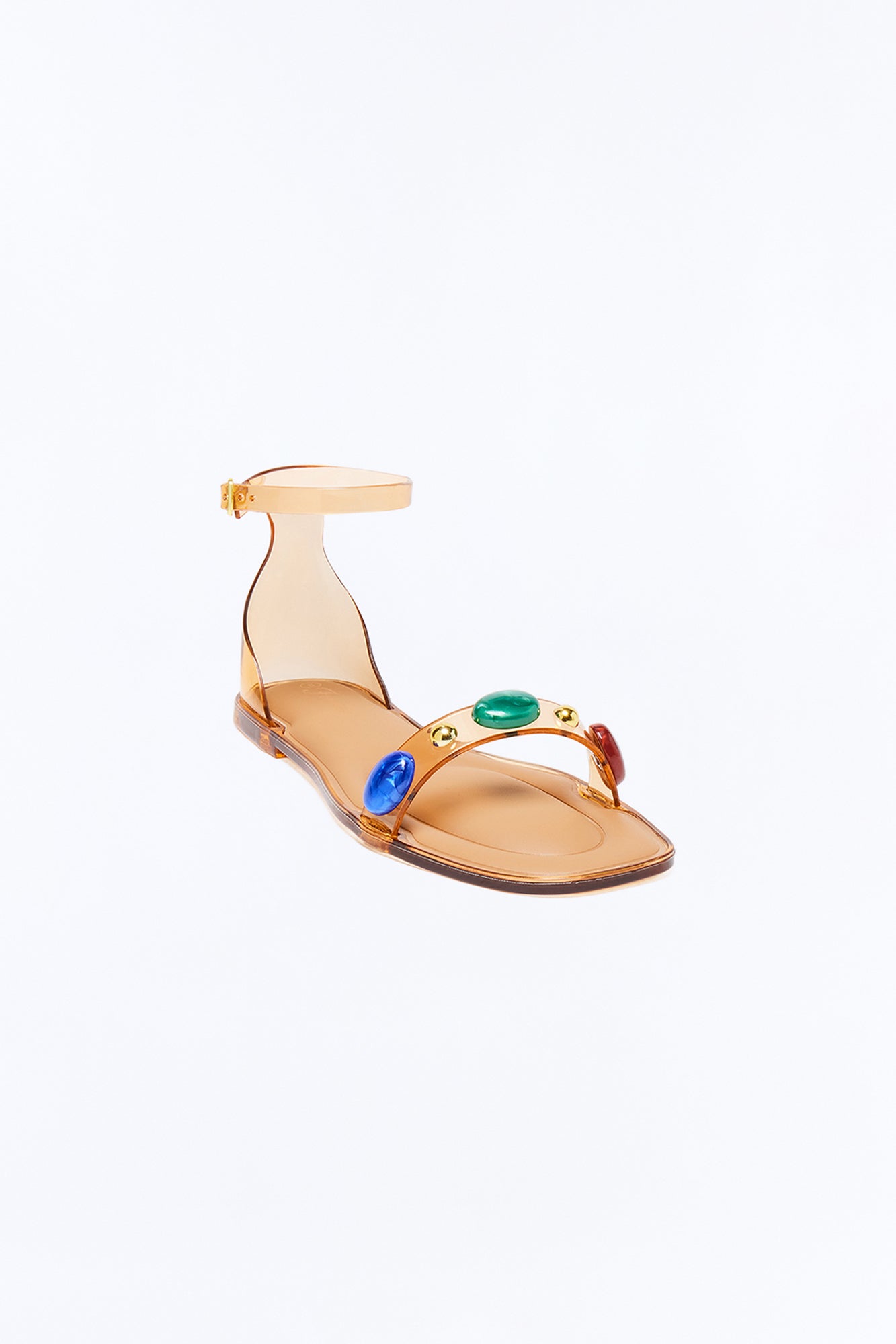 Eliseo Stone Jelly Sandals - Tan