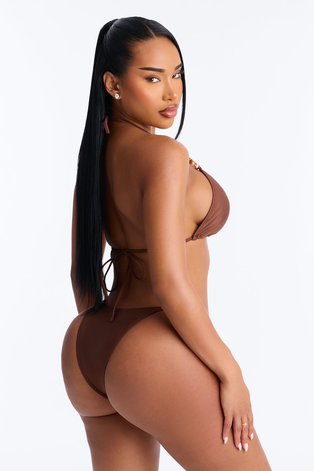 Ryan Beads 2 Piece Bikini - Chocolate