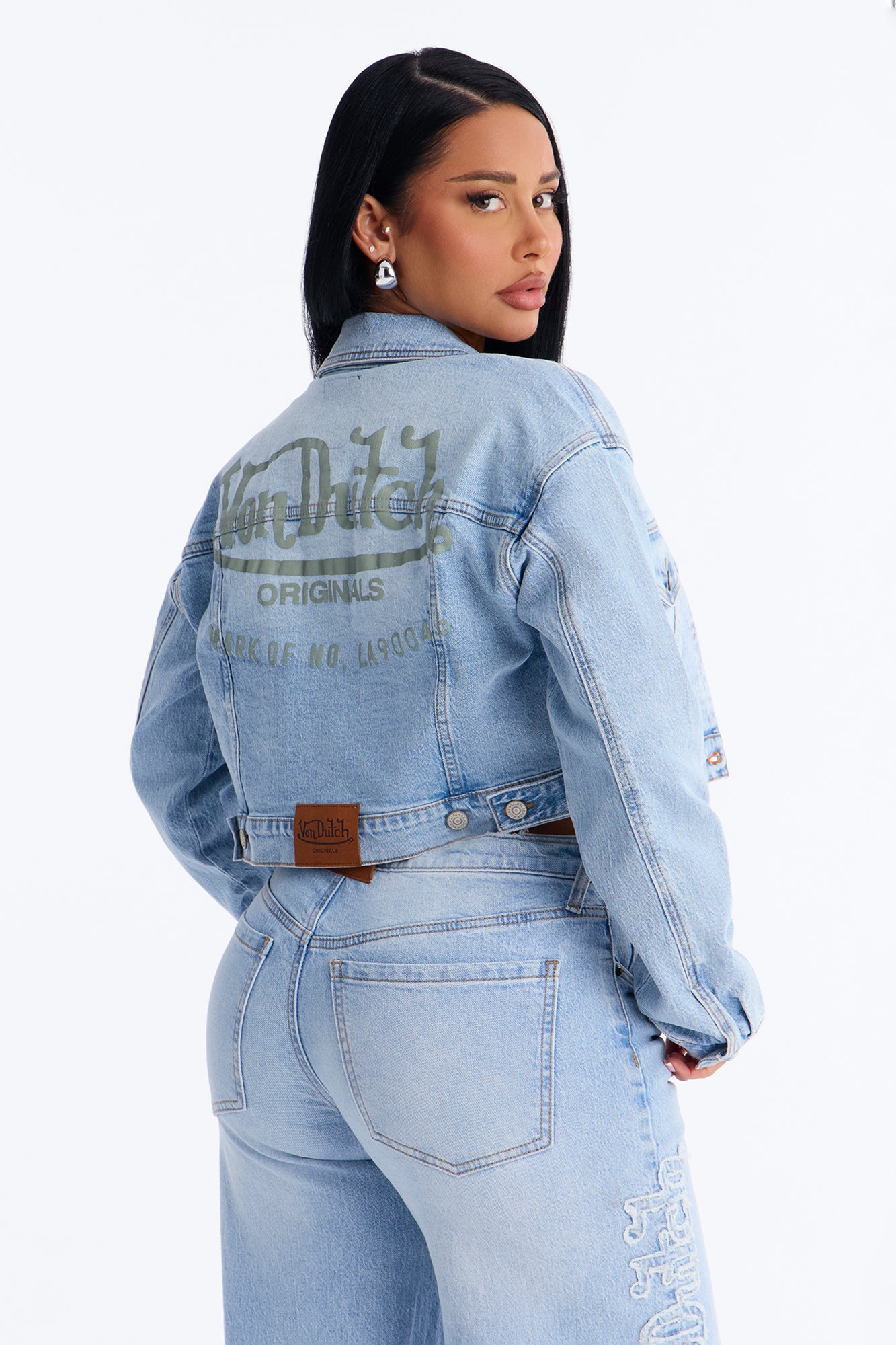 Von Dutch Trucker Denim Jacket - Light Wash