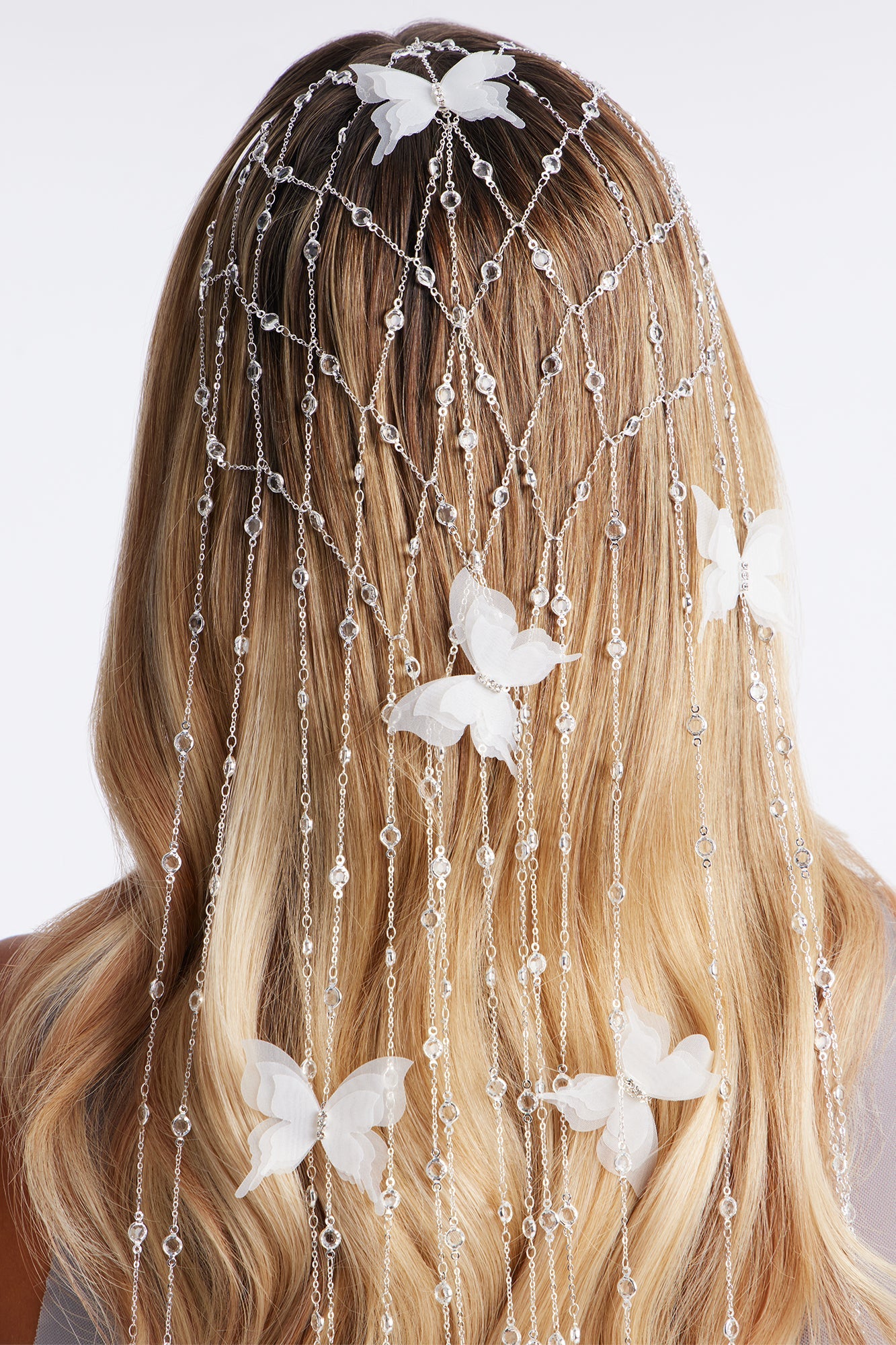 Head In The Skies Head Piece - Silver