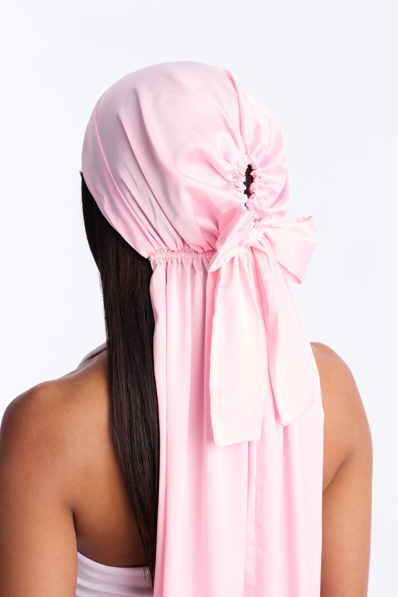 She Is A Wave Oversized Durag - Pink
