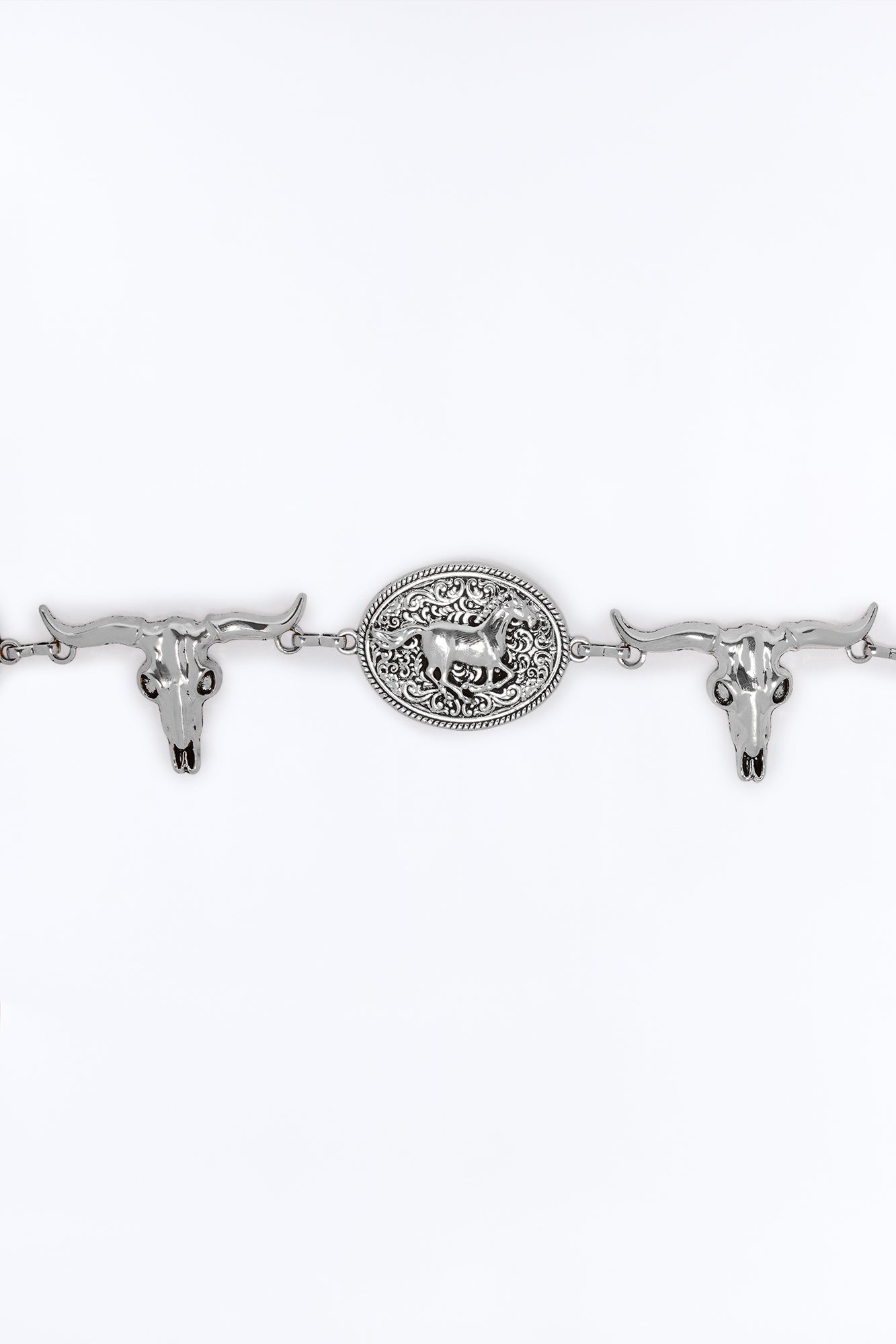 Just A Wild Night Chain Belt - Silver