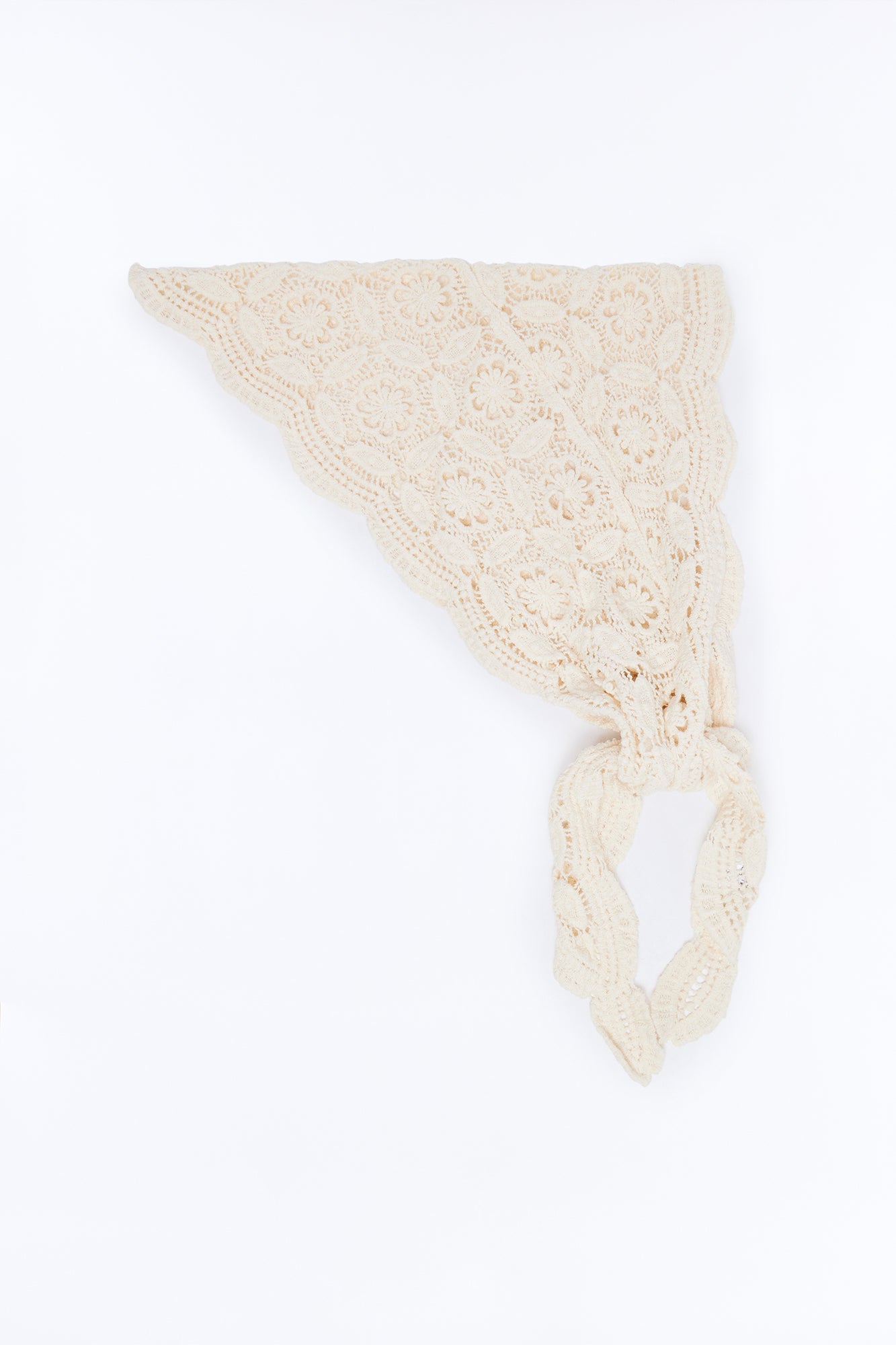 Summer Child Crochet Head Wrap - Ivory