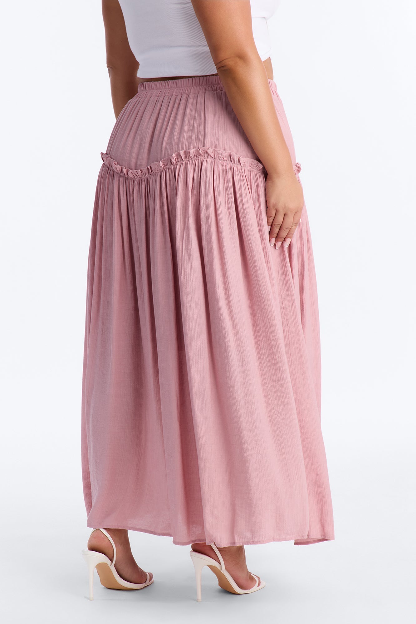 Lily Maxi Skirt - Mauve