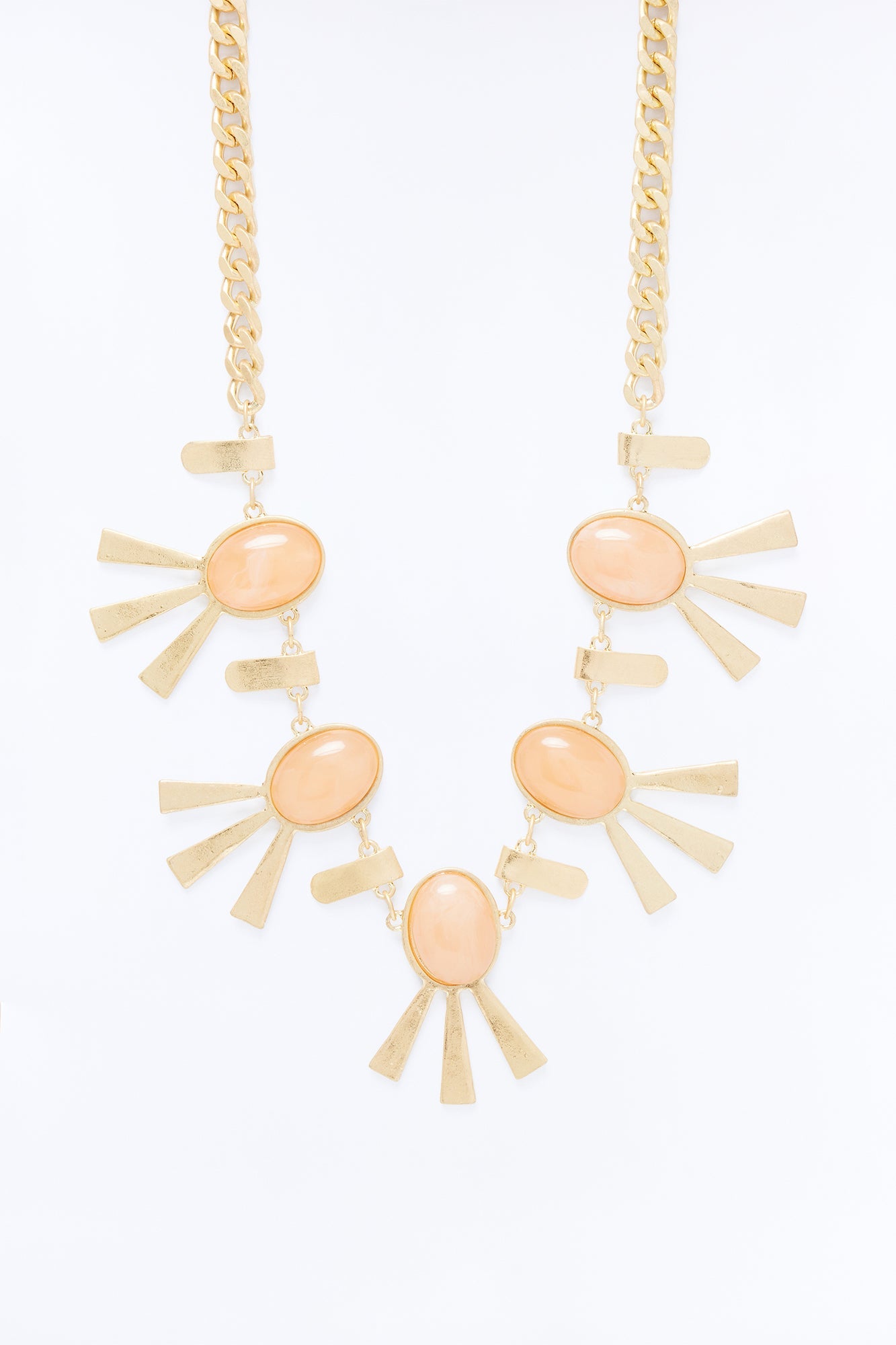 Rays Of Sun Necklace - Gold