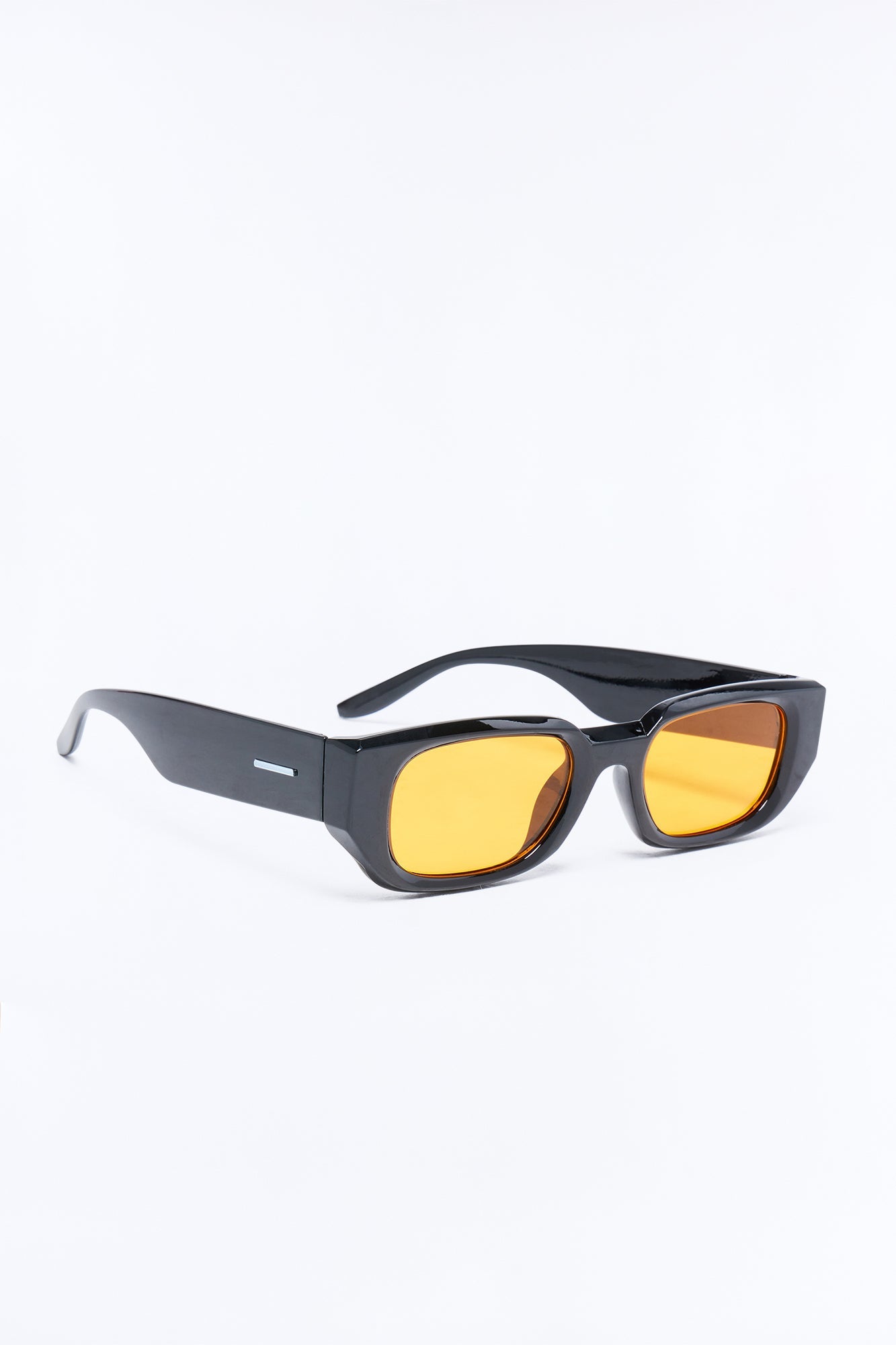 Crossing Lines Sunglasses - Black/Orange