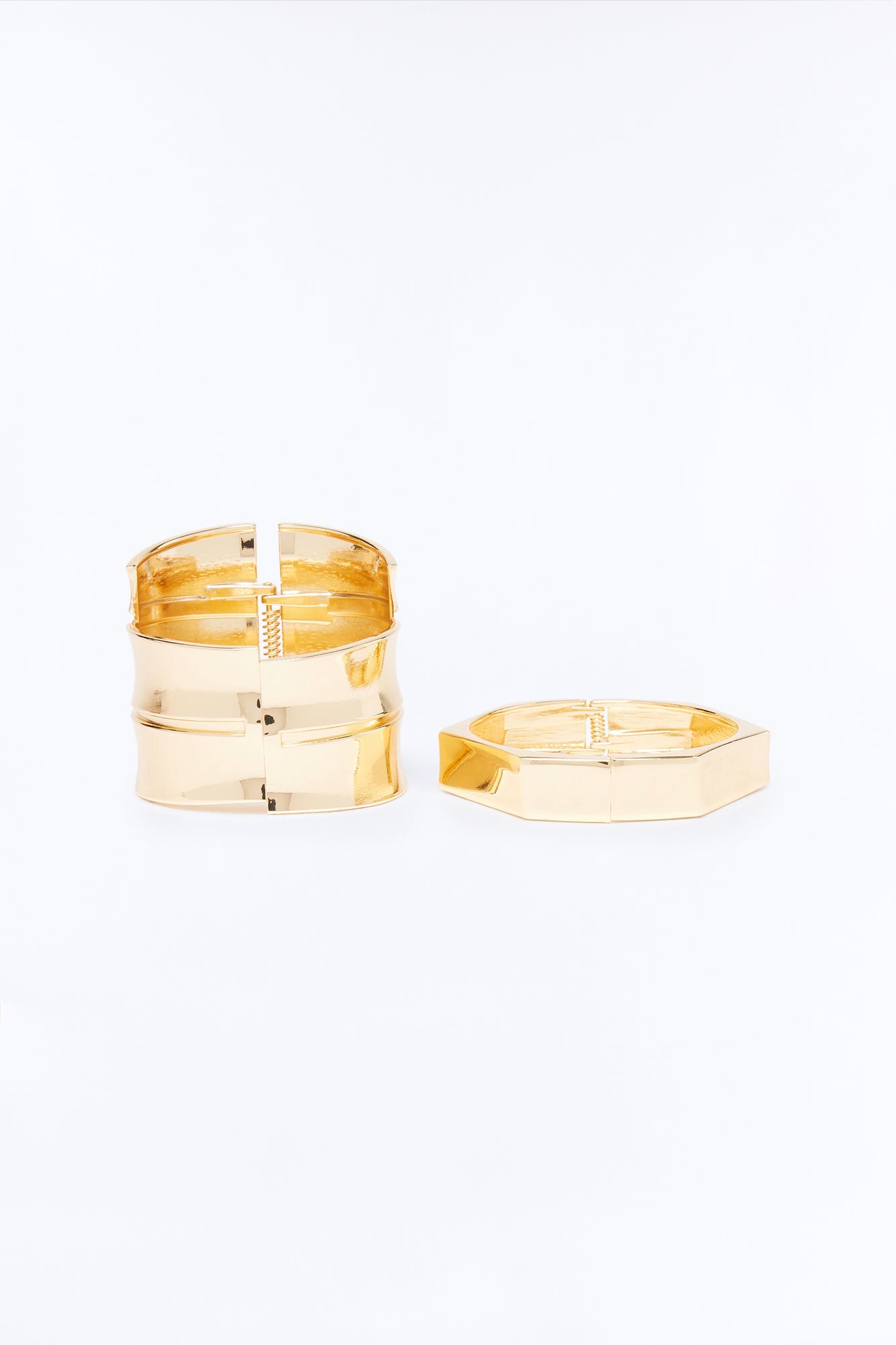 Up To Something 2 Piece Bracelet Set - Gold