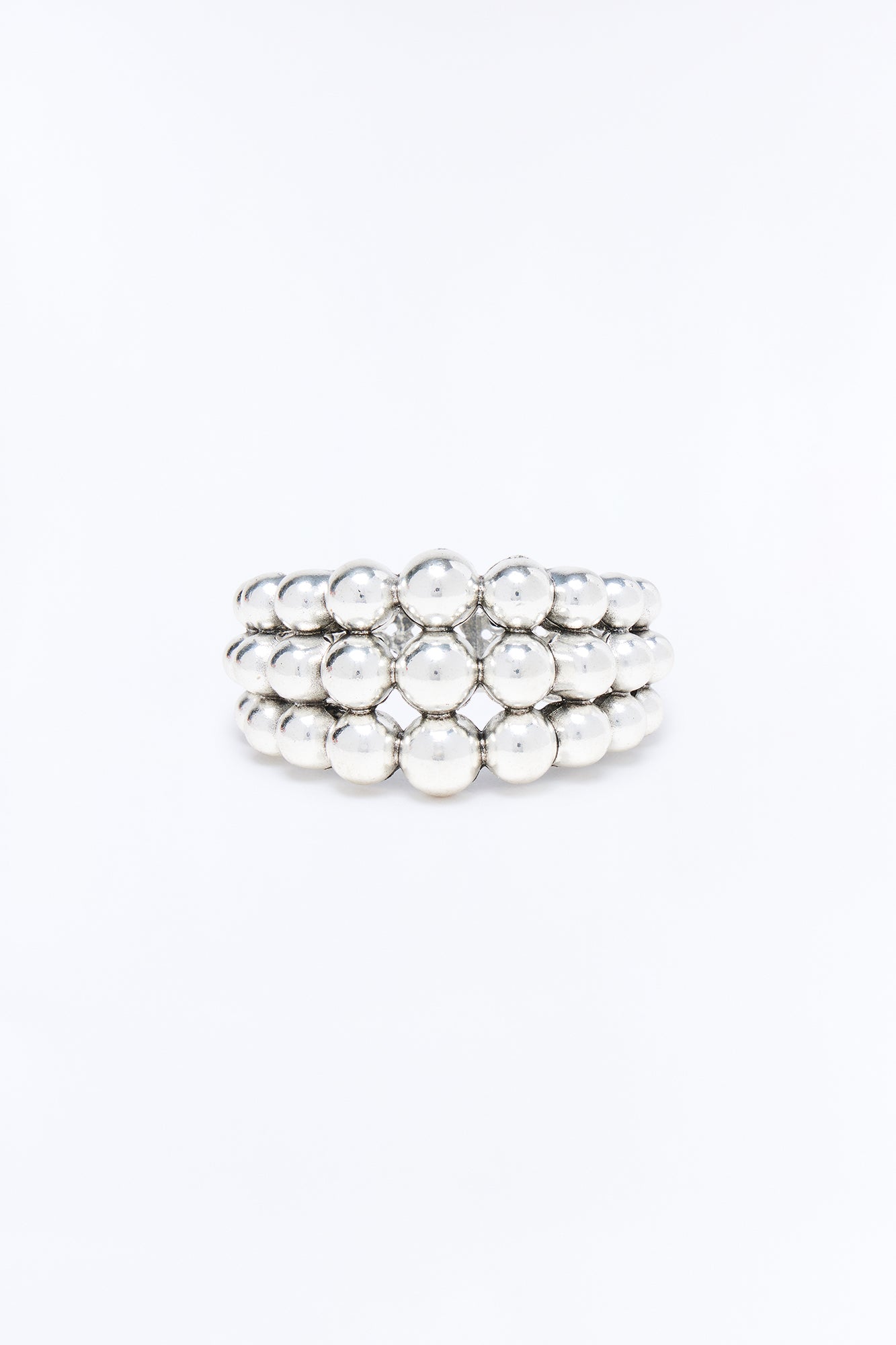 Solid Energy Cuff Bracelet - Silver