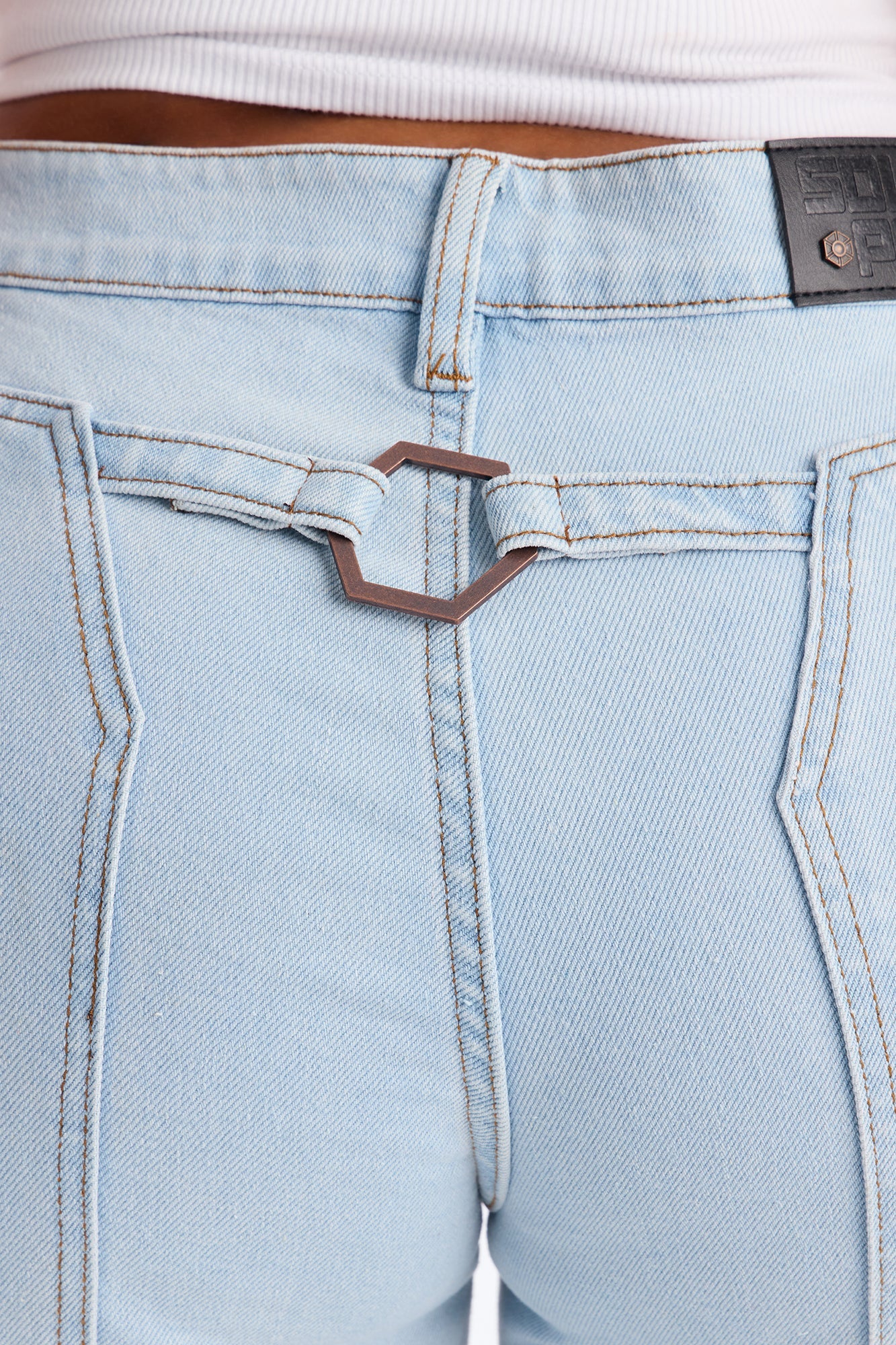 Southpole Cargo Baggy Jeans - Light Wash