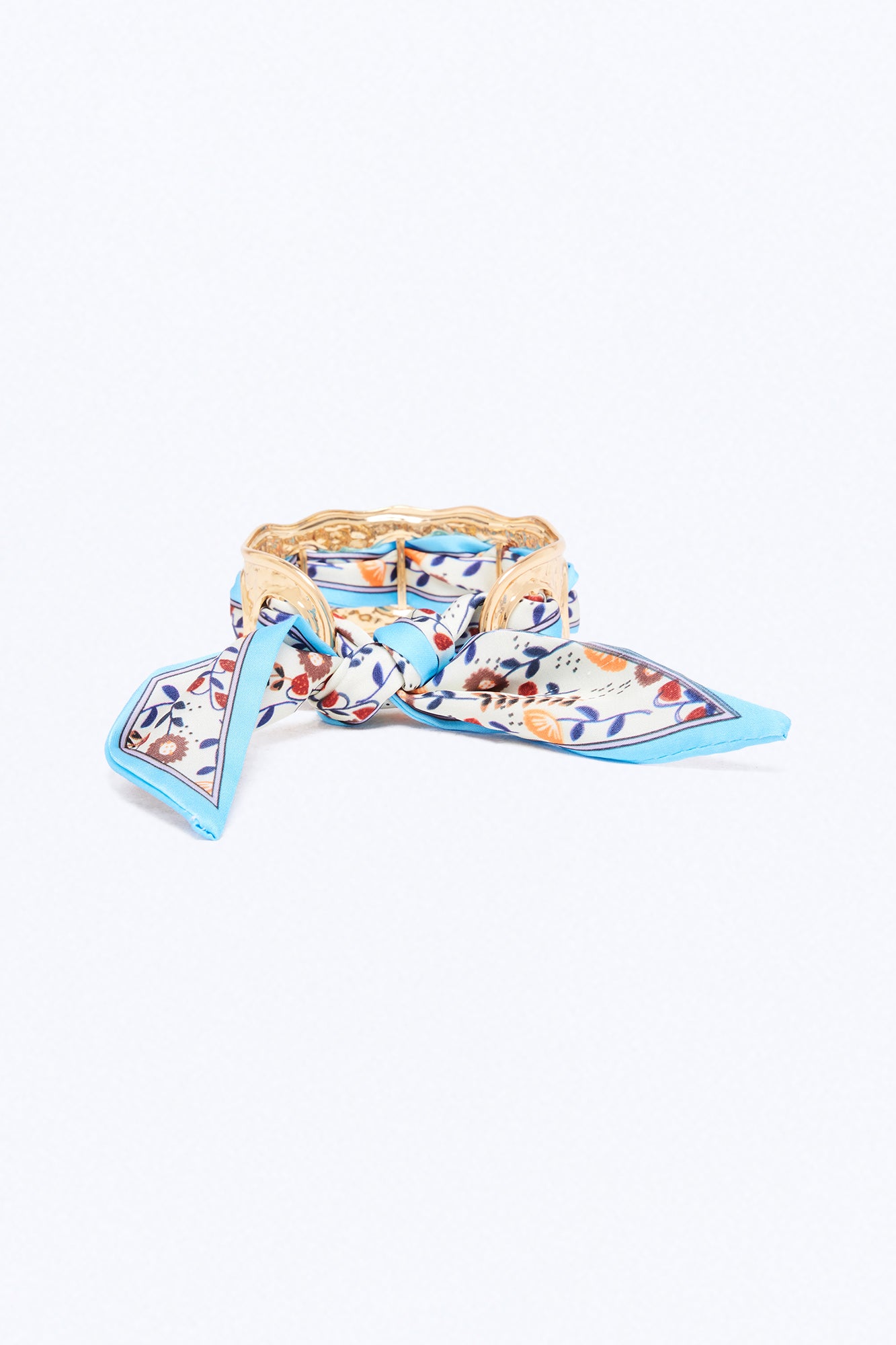 Capri Cuff Bracelet - Gold/Blue