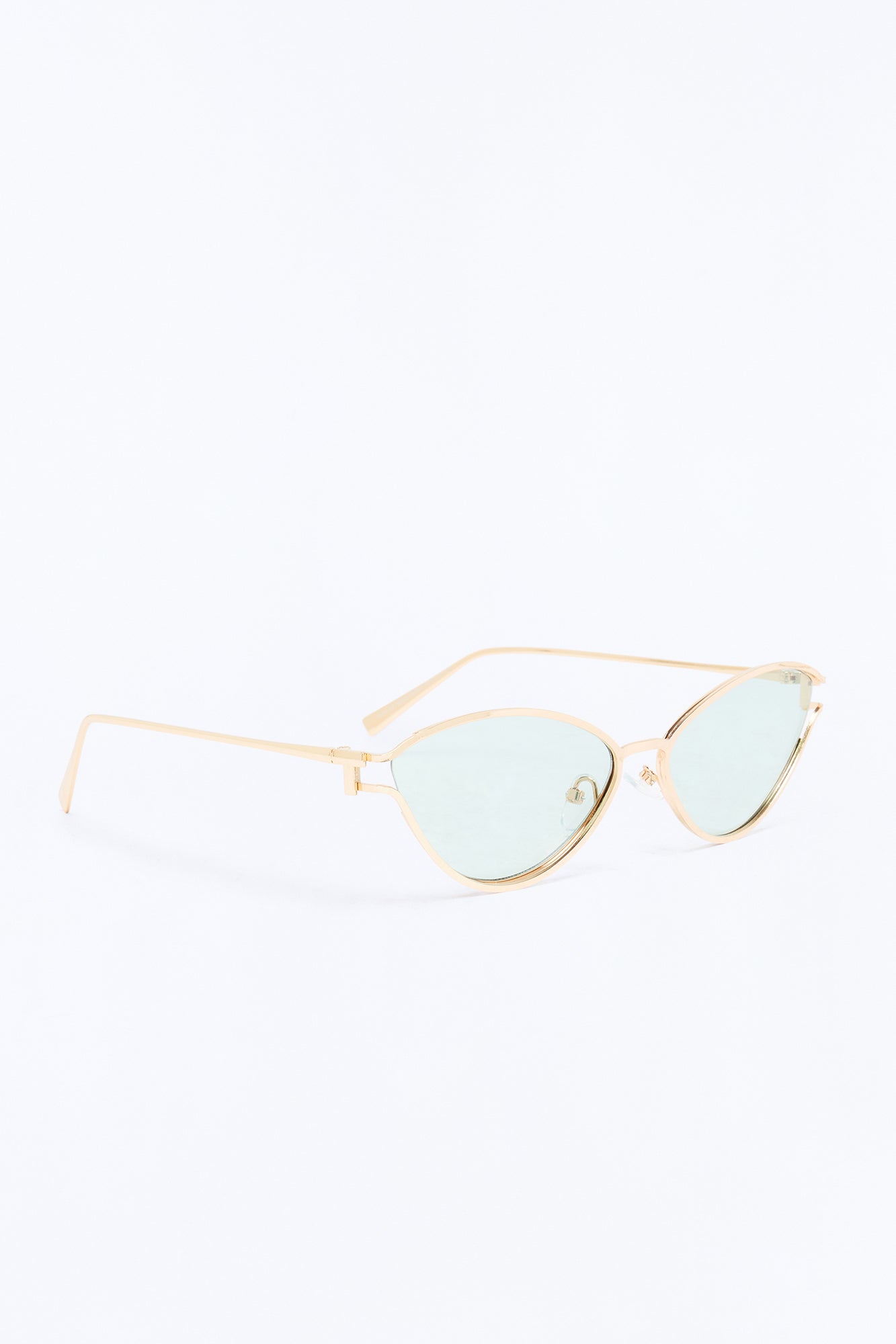 Spring Fling Sunglasses - Gold/Green