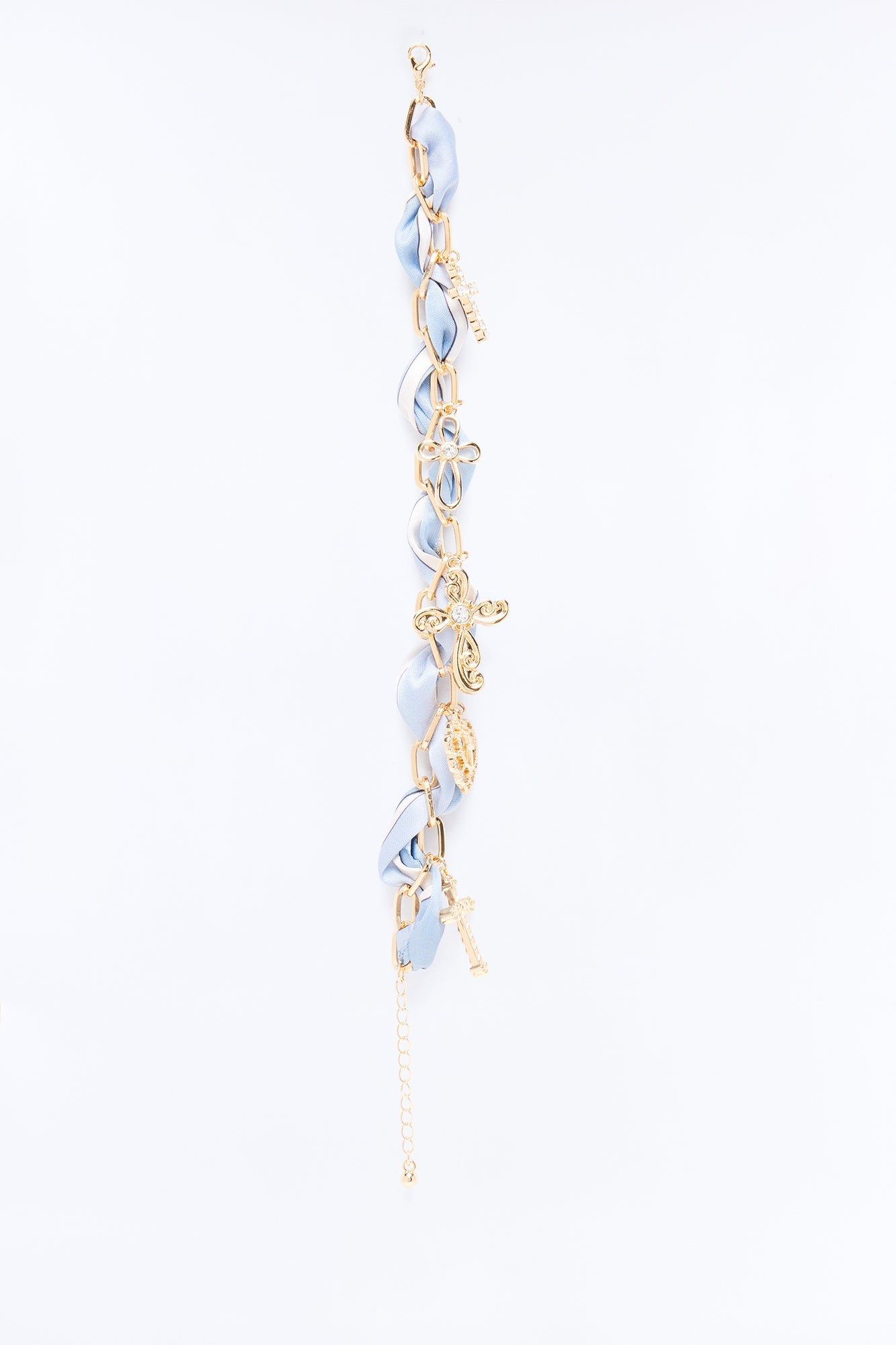 Divine Charm Bracelet - Gold/Blue