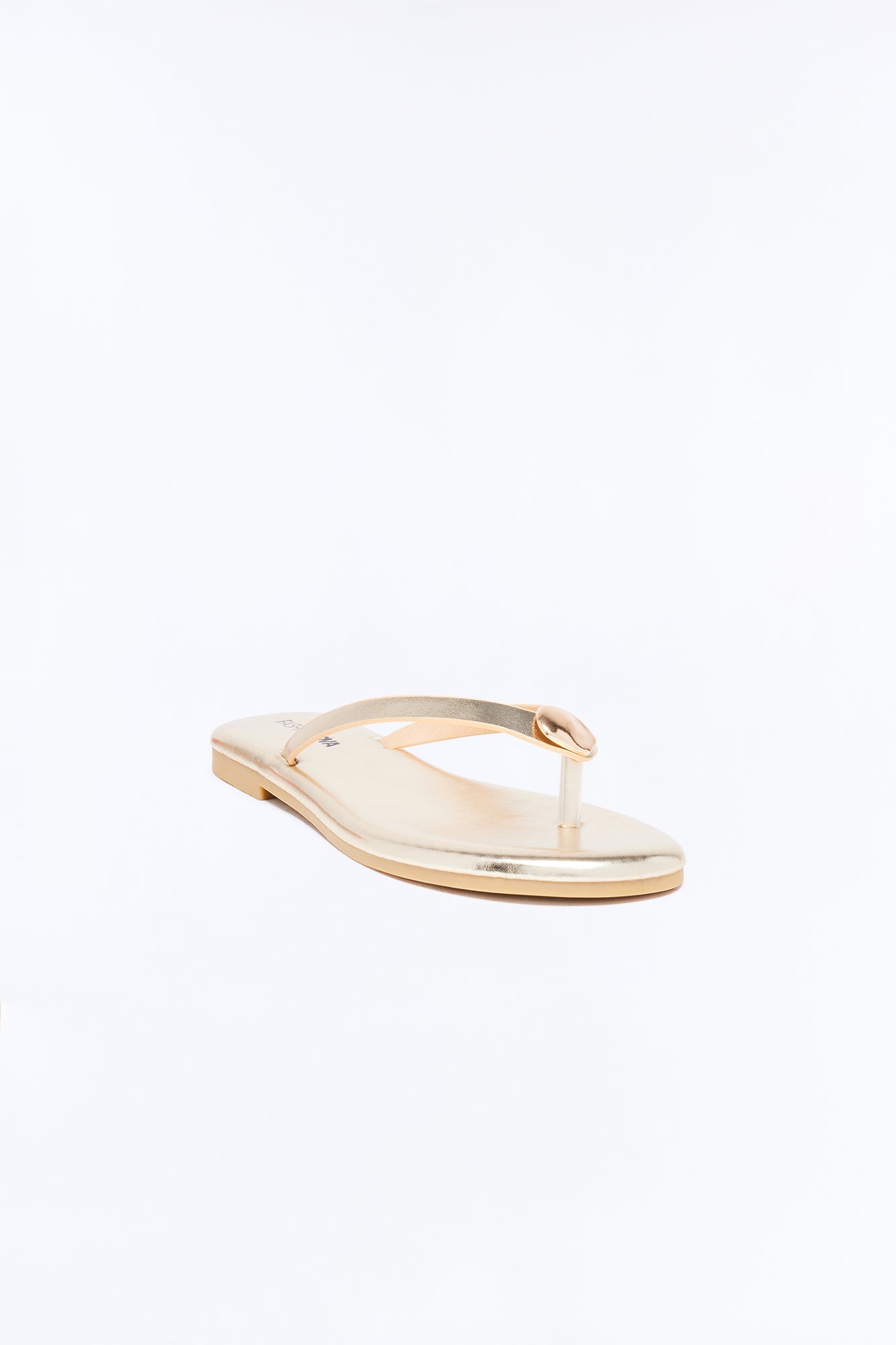 Kacee Stud Flip Flops - Gold