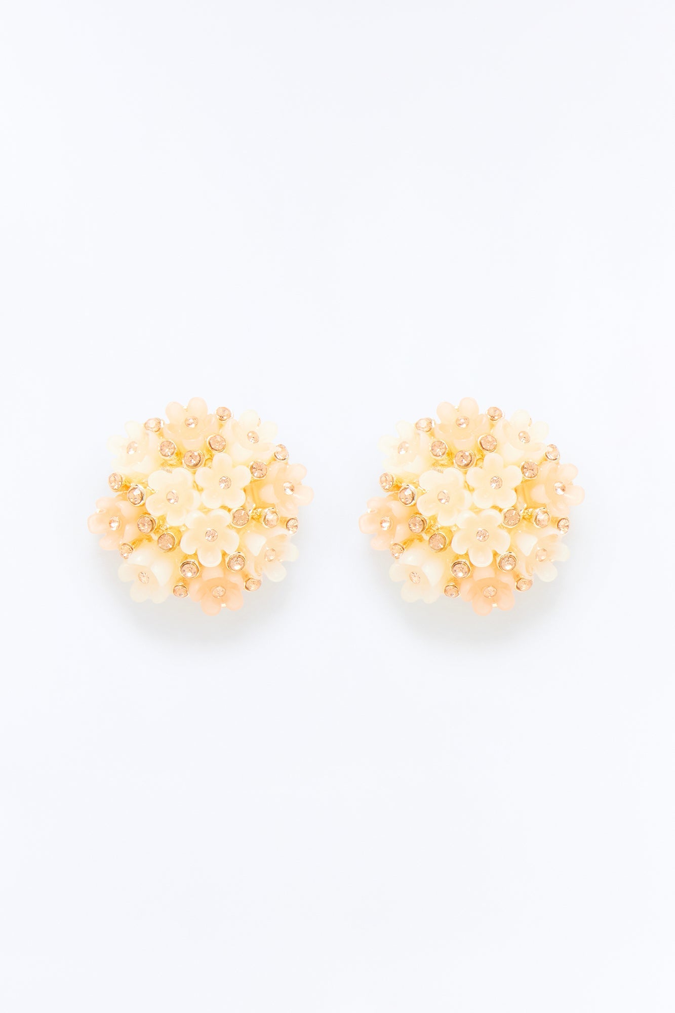 The Best Way Floral Stud Earrings - Pink/combo