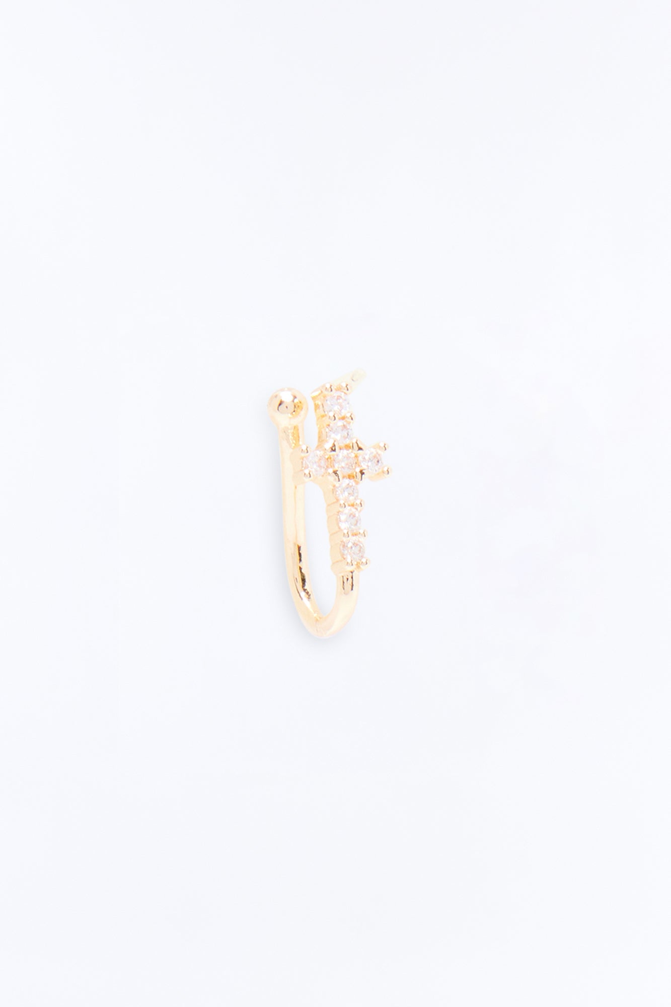 Blessings Everywhere Faux Nose Ring - Gold