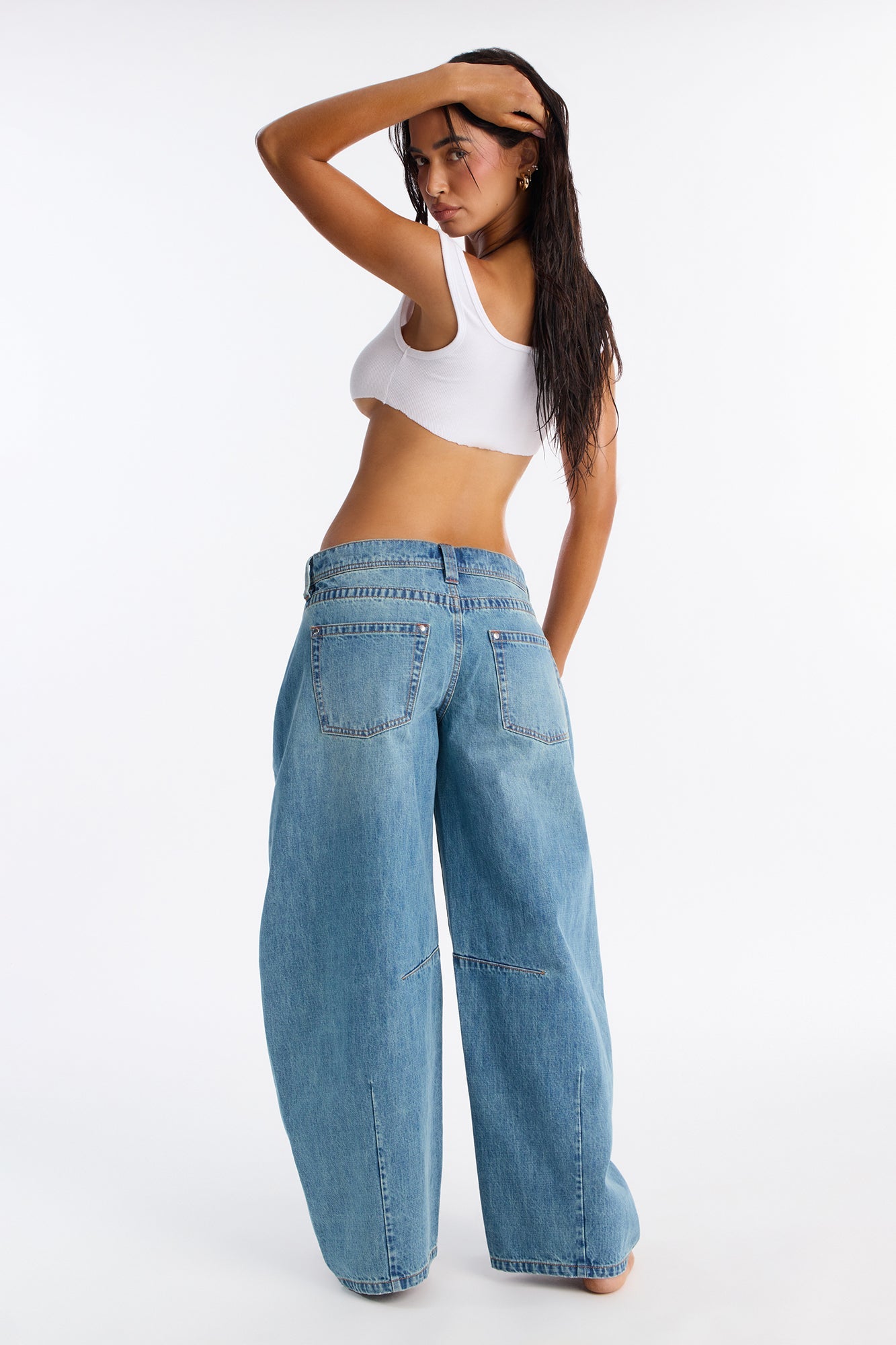 Take A Break Loose Fit Jeans - Vintage Wash