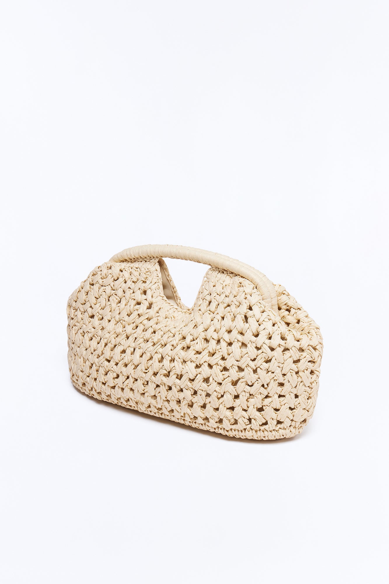 Boardwalk Straw Satchel Bag - Natural