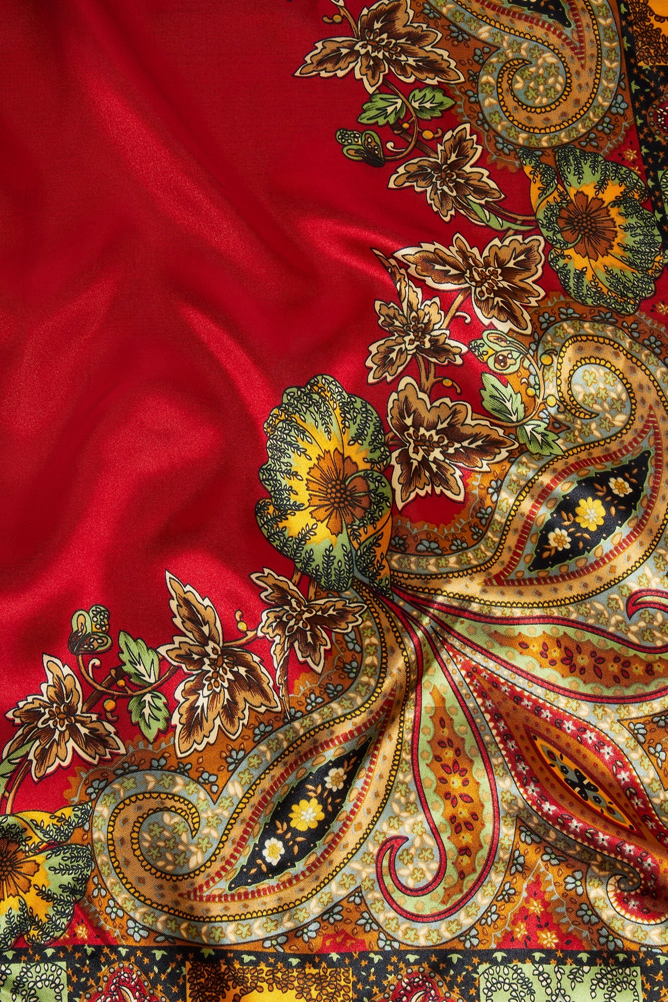 Sunny Shade Head Scarf - Red
