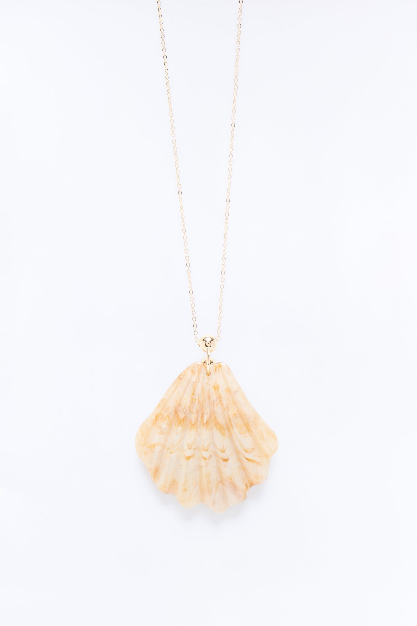 Ocean Soul Seashell Necklace - Ivory/combo