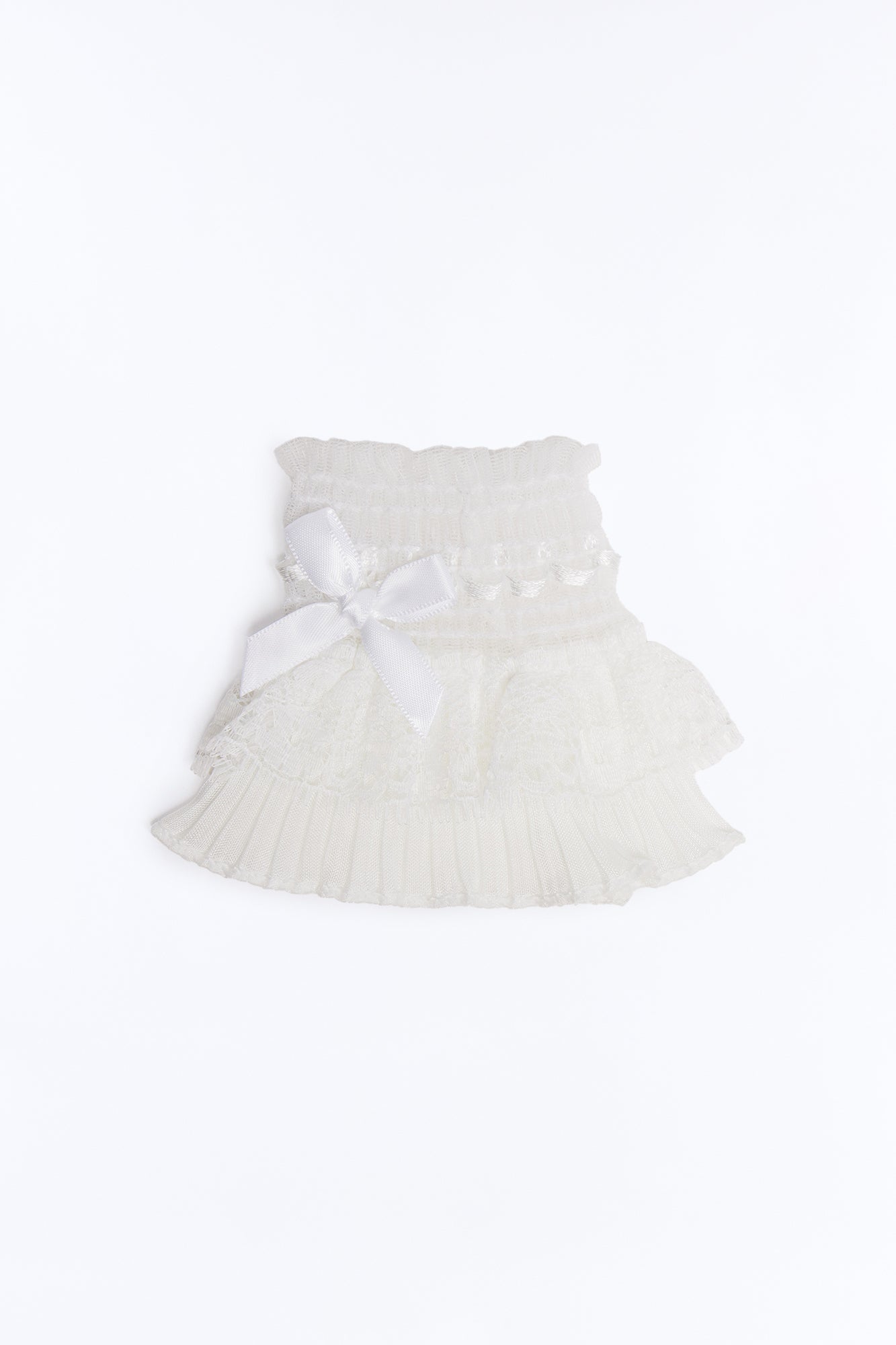 Victorian Mood Lace Fingerless Gloves - Ivory