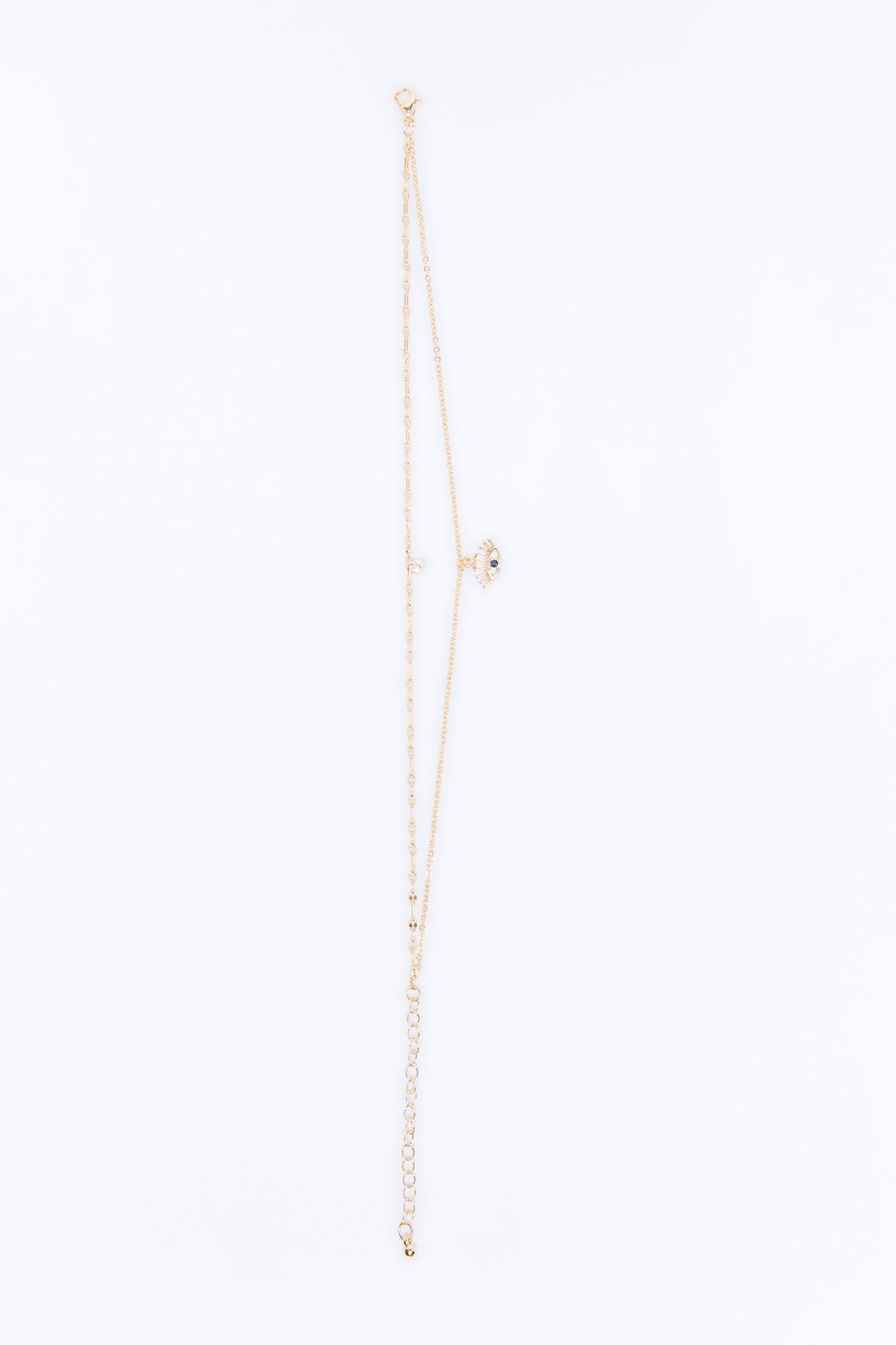 Guardian Gaze Evil Eye Anklet - Gold