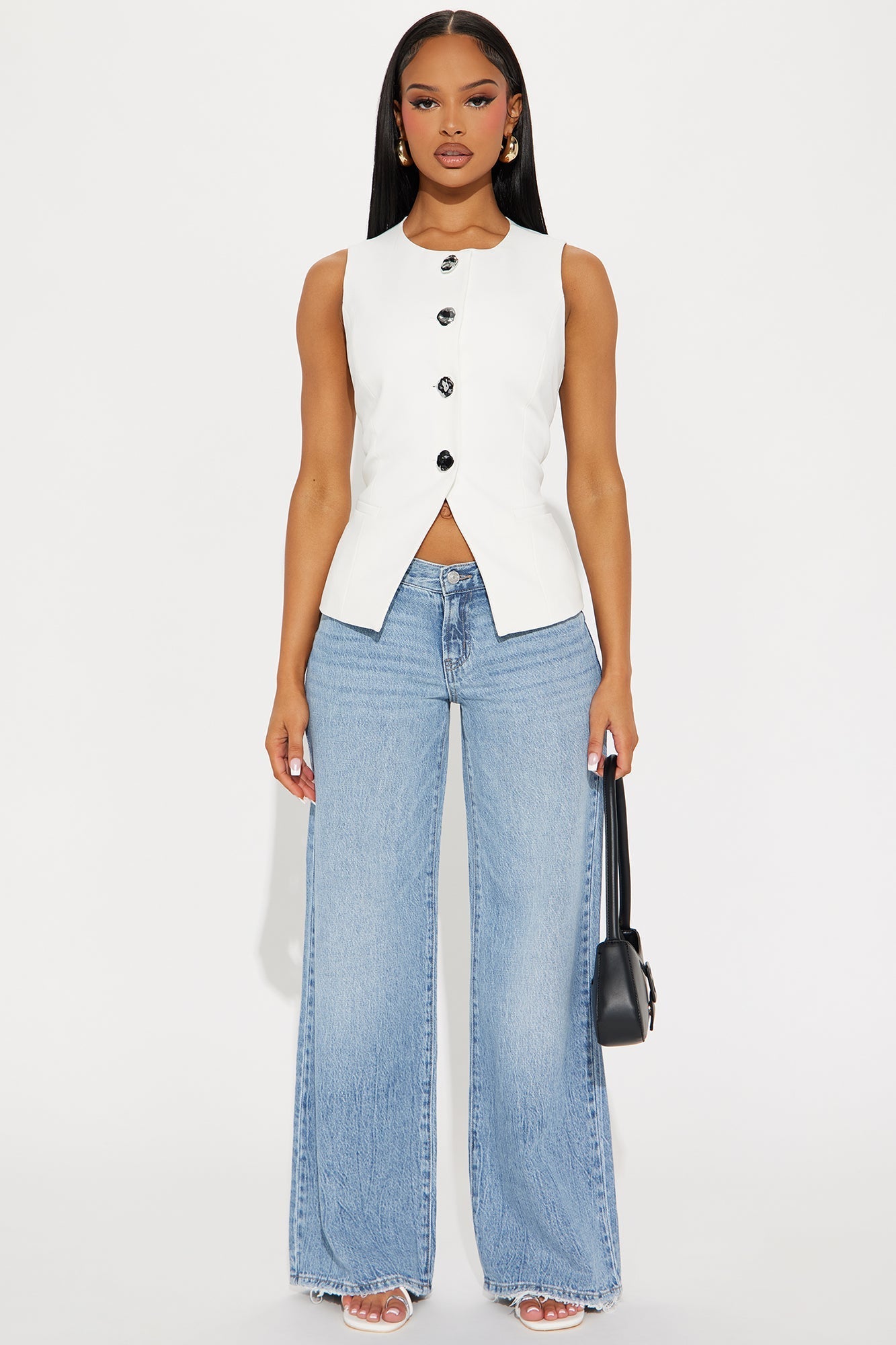 Written Love Letter Vest - White Fashion Nova