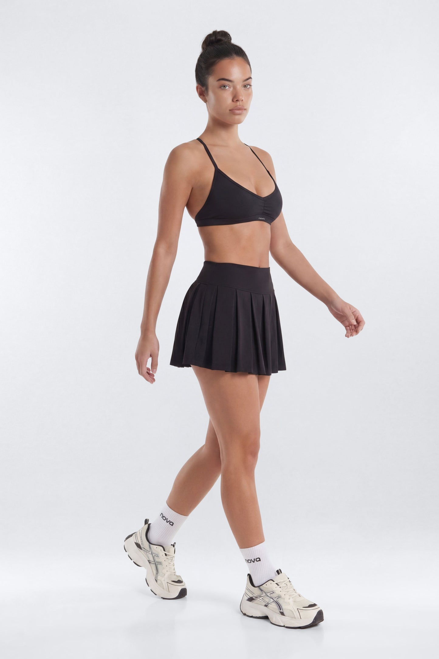 ProStretch™ Pleated Mini Skort - Black Fashion Nova
