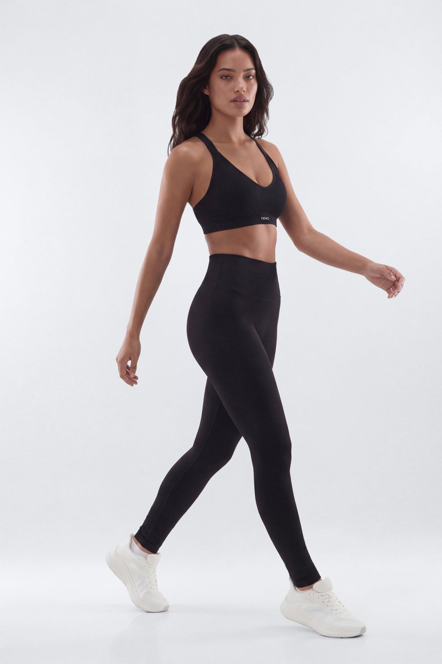 SeamlessLift™ 25″ High Rise Legging - Black Fashion Nova