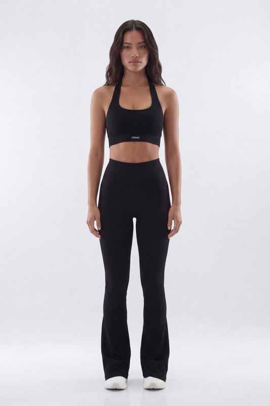 SeamlessLift™ 32″ High Rise Flare Legging - Black Fashion Nova