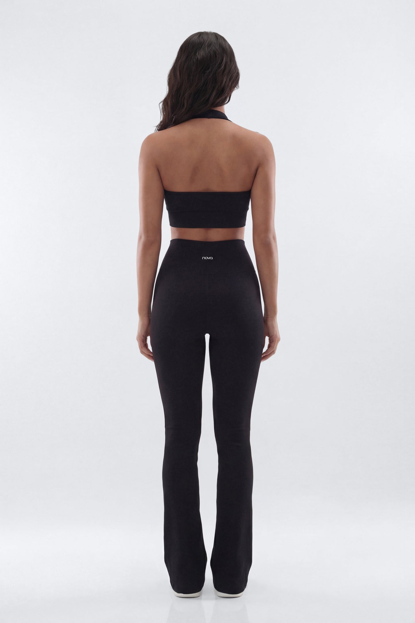 SeamlessLift™ 32″ High Rise Flare Legging - Black Fashion Nova
