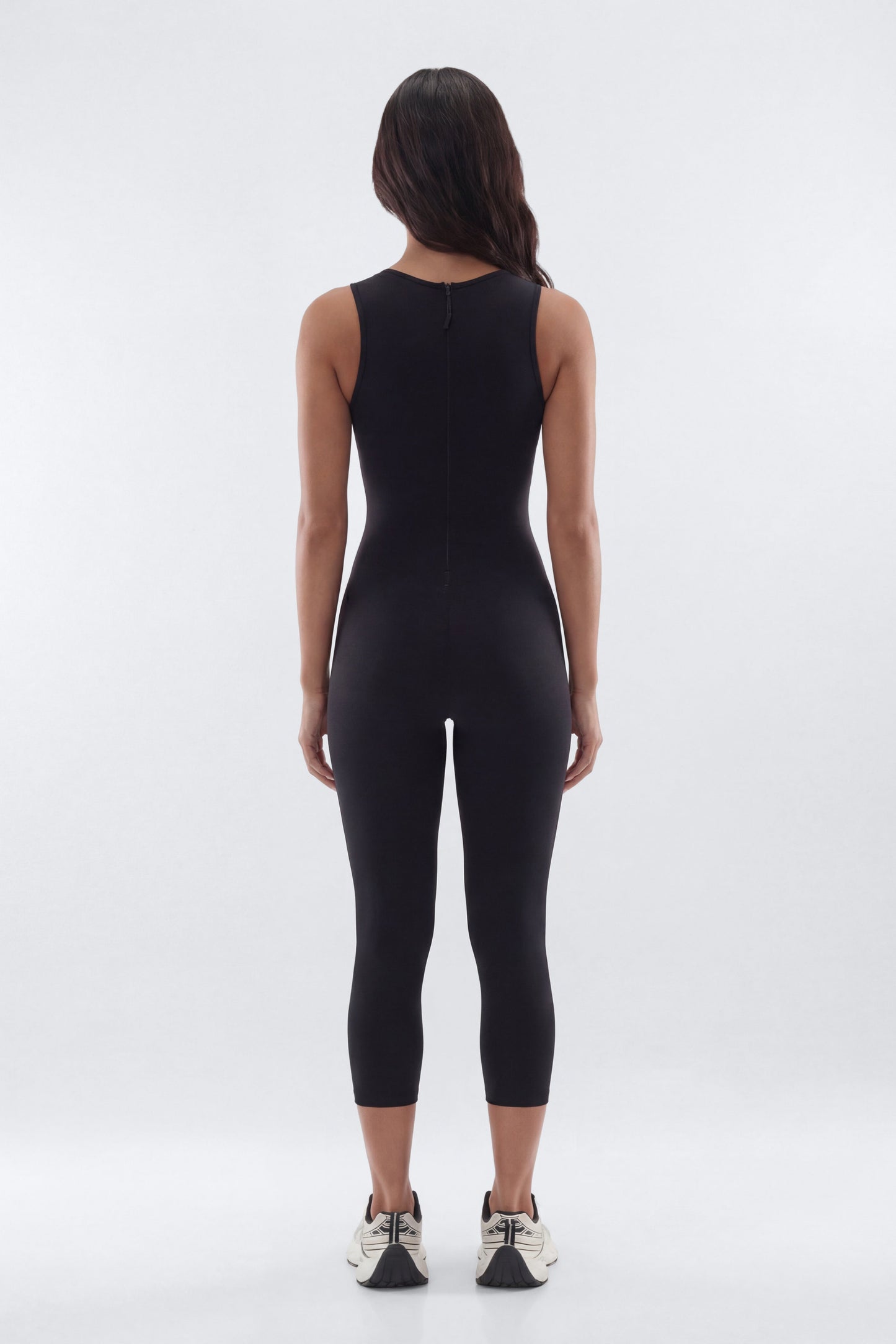 CloudForm™ 21″ Capri Jumpsuit - Black Fashion Nova