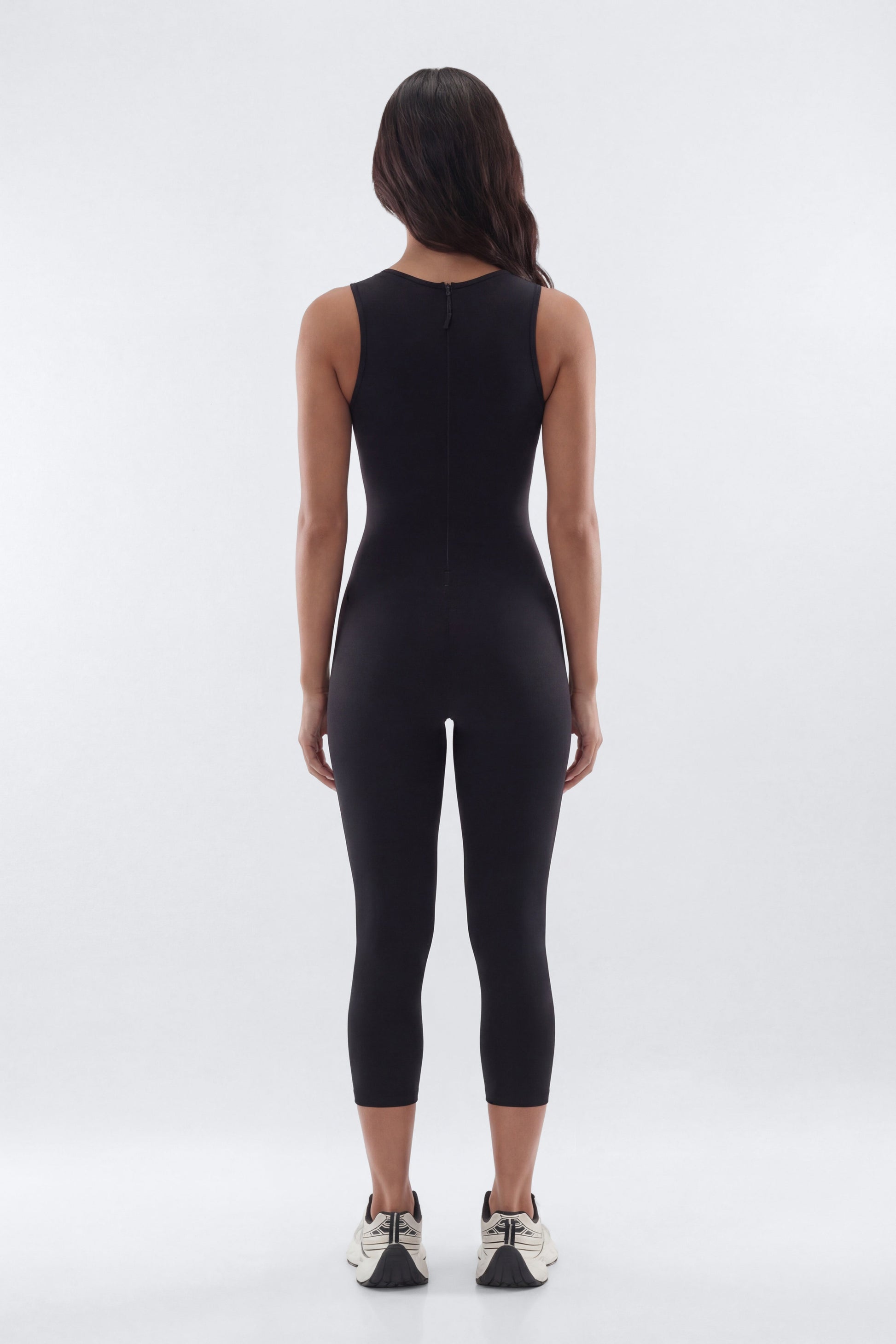 CloudForm™ 21″ Capri Jumpsuit - Black Fashion Nova