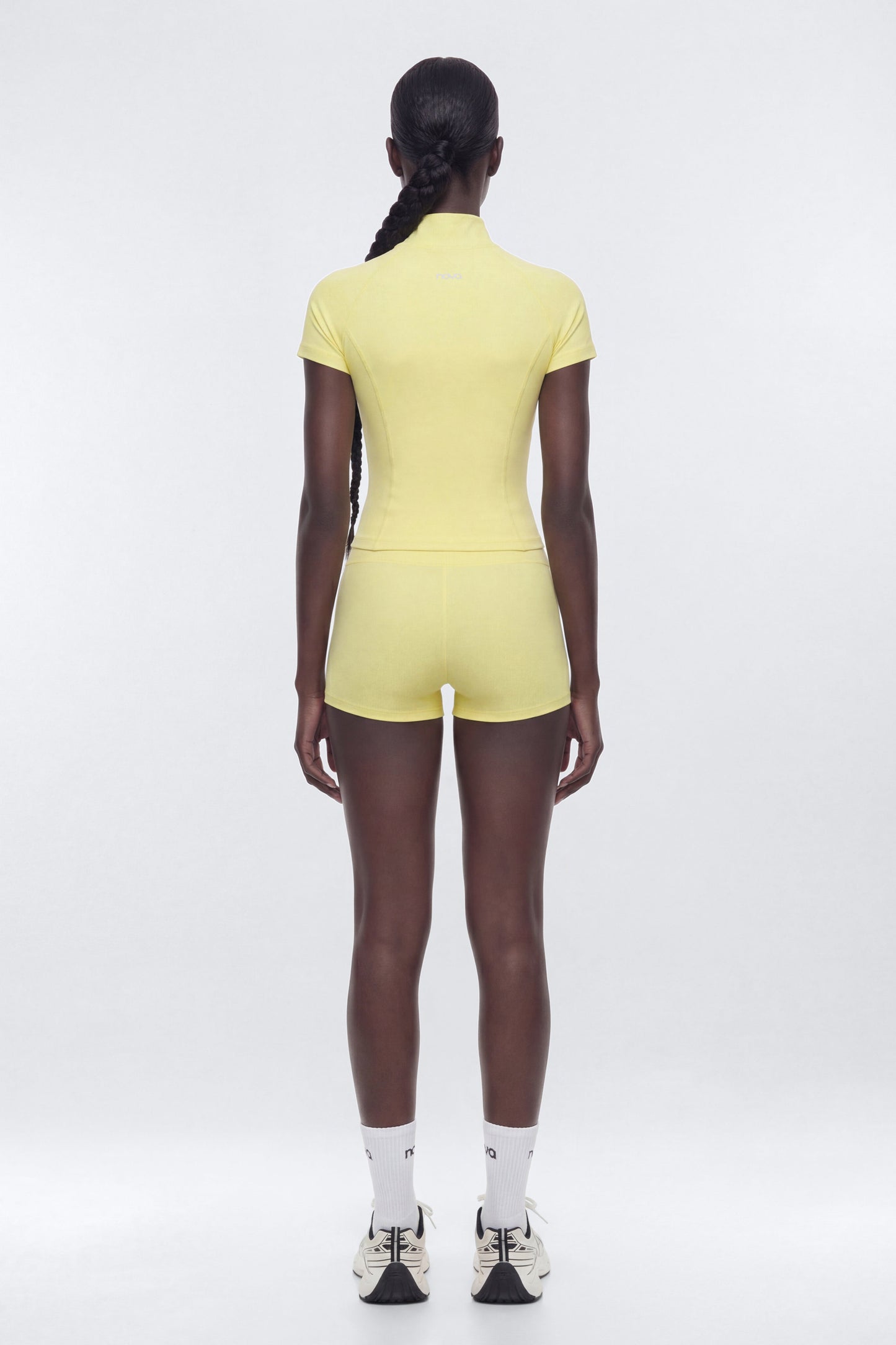 CloudForm™ Short Sleeve Full Zip Jacket - Yellow Fashion Nova