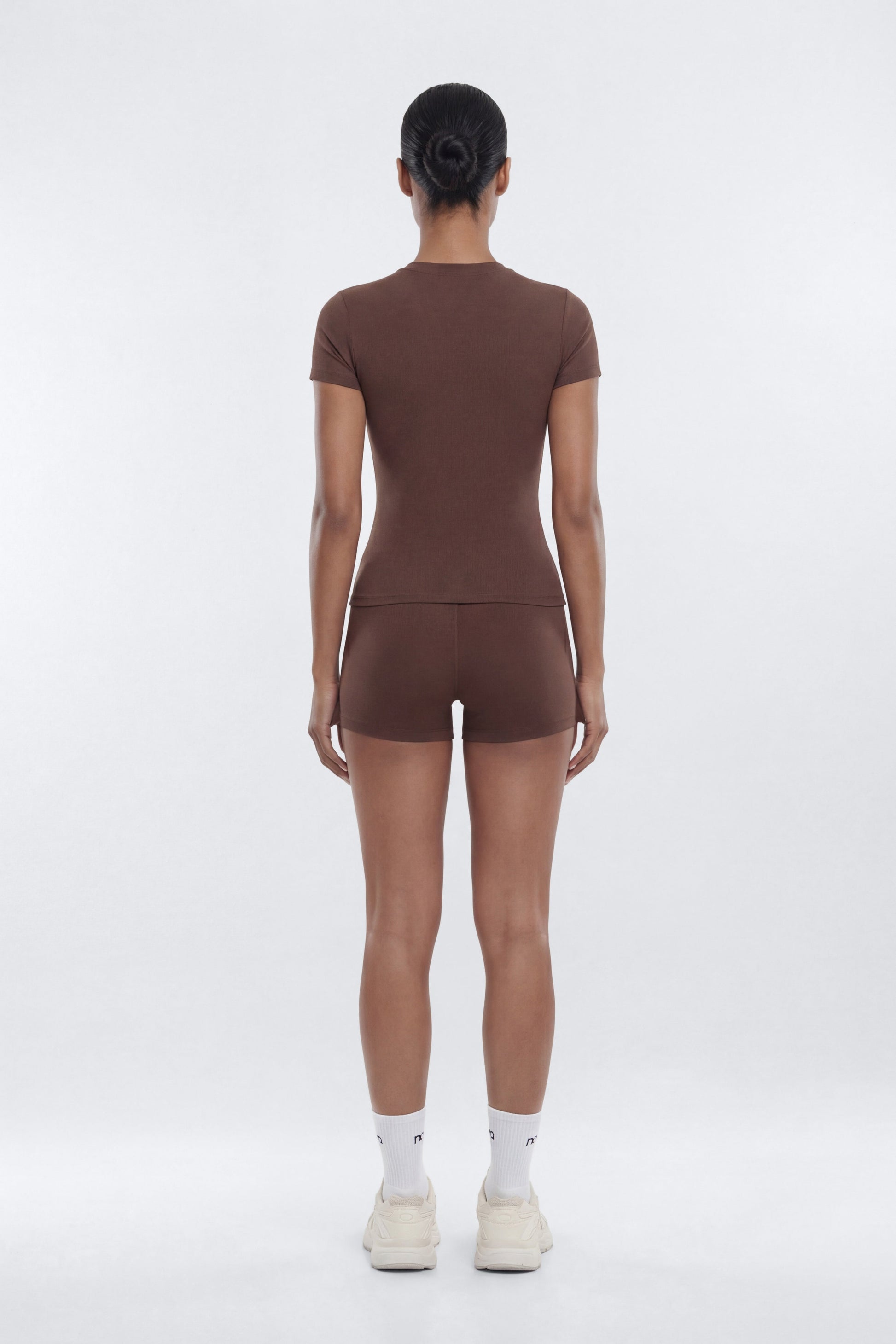 ProStretch™ Short Sleeve Sports Top - Brown Fashion Nova