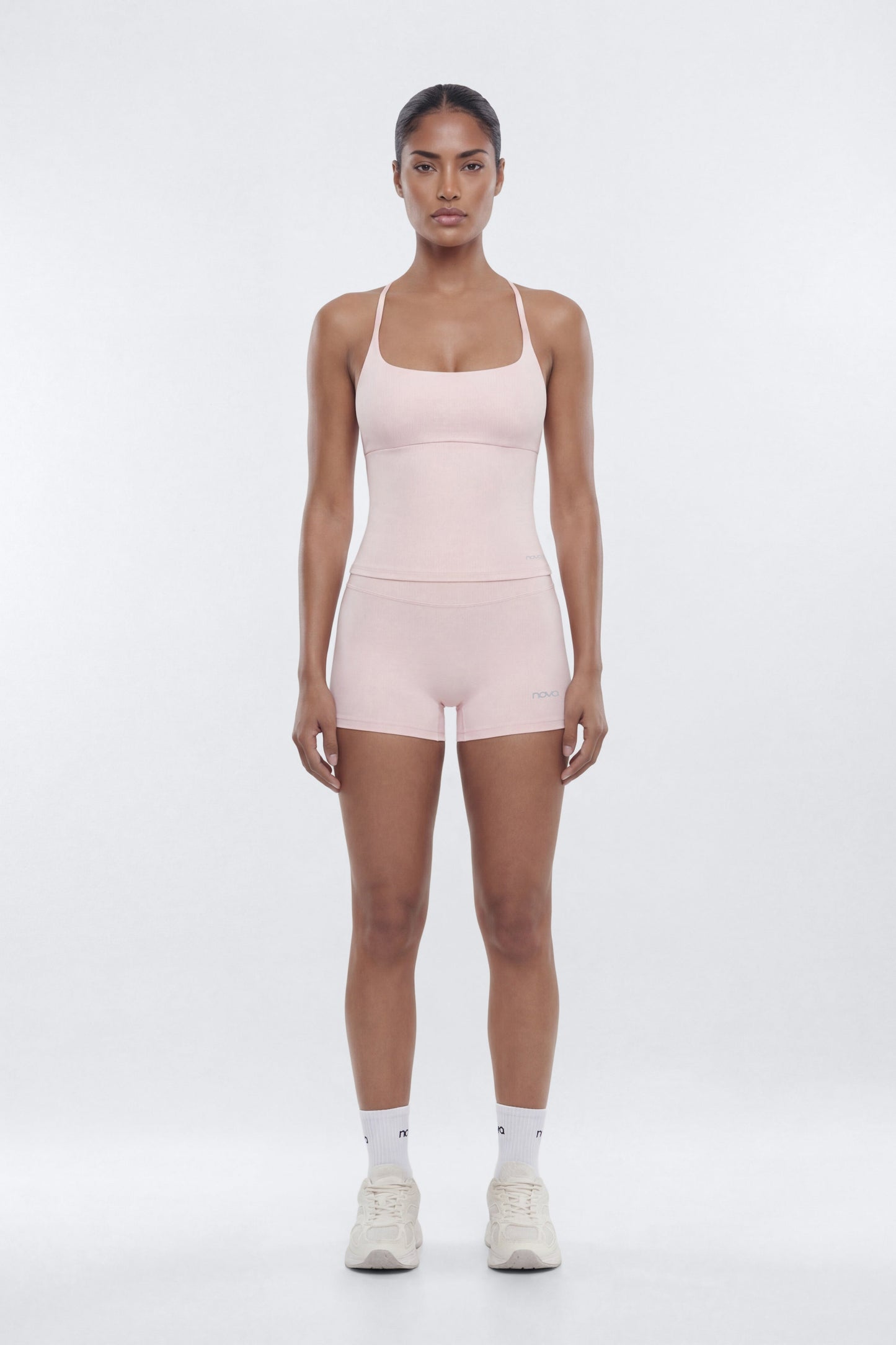 CloudForm™ Y Back Sports Top - Blush Fashion Nova
