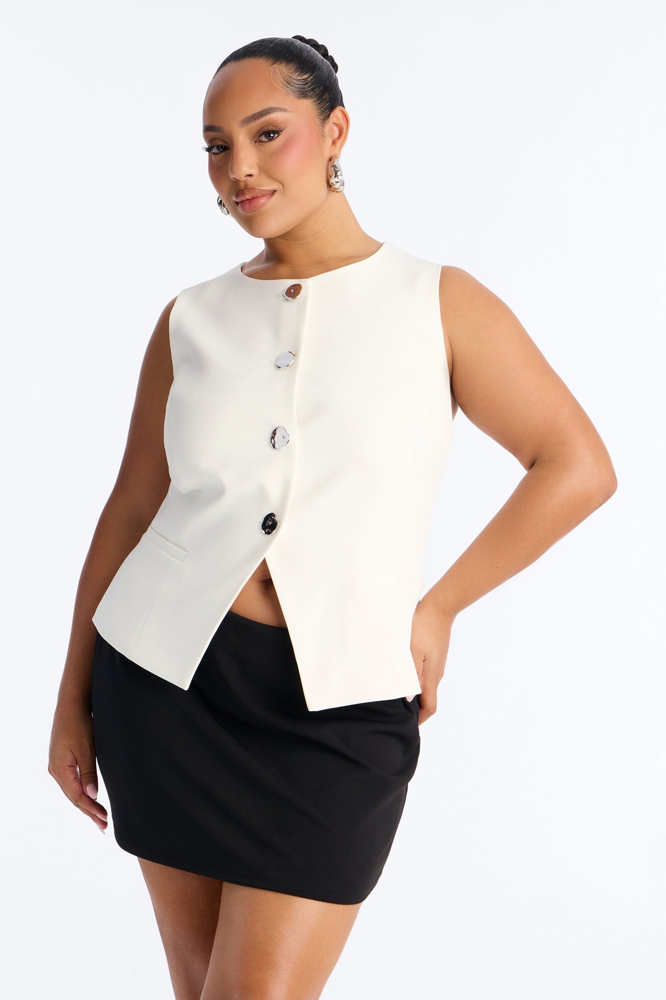 Written Love Letter Vest - White Fashion Nova