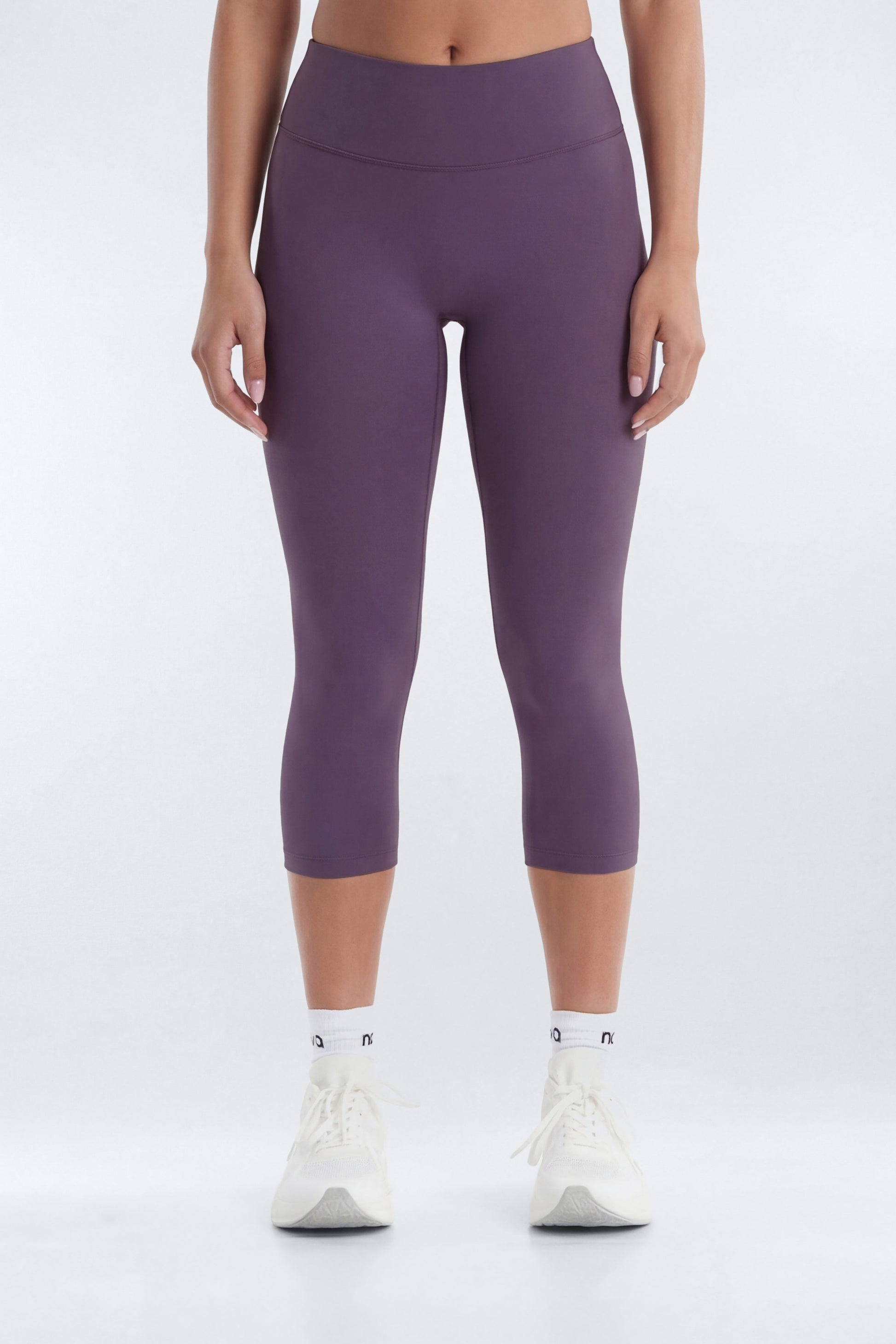 CloudForm™ 18″ Midrise Capri Legging - Iris Fashion Nova
