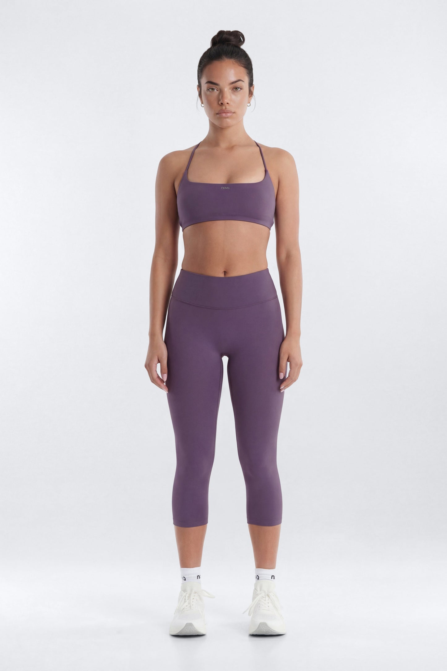 CloudForm™ Strappy Back Sports Bra - Iris Fashion Nova