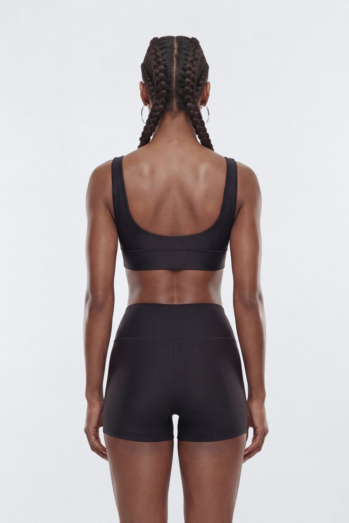 AirSculpt™ 3″ Mid Rise Biker Short - Black Fashion Nova