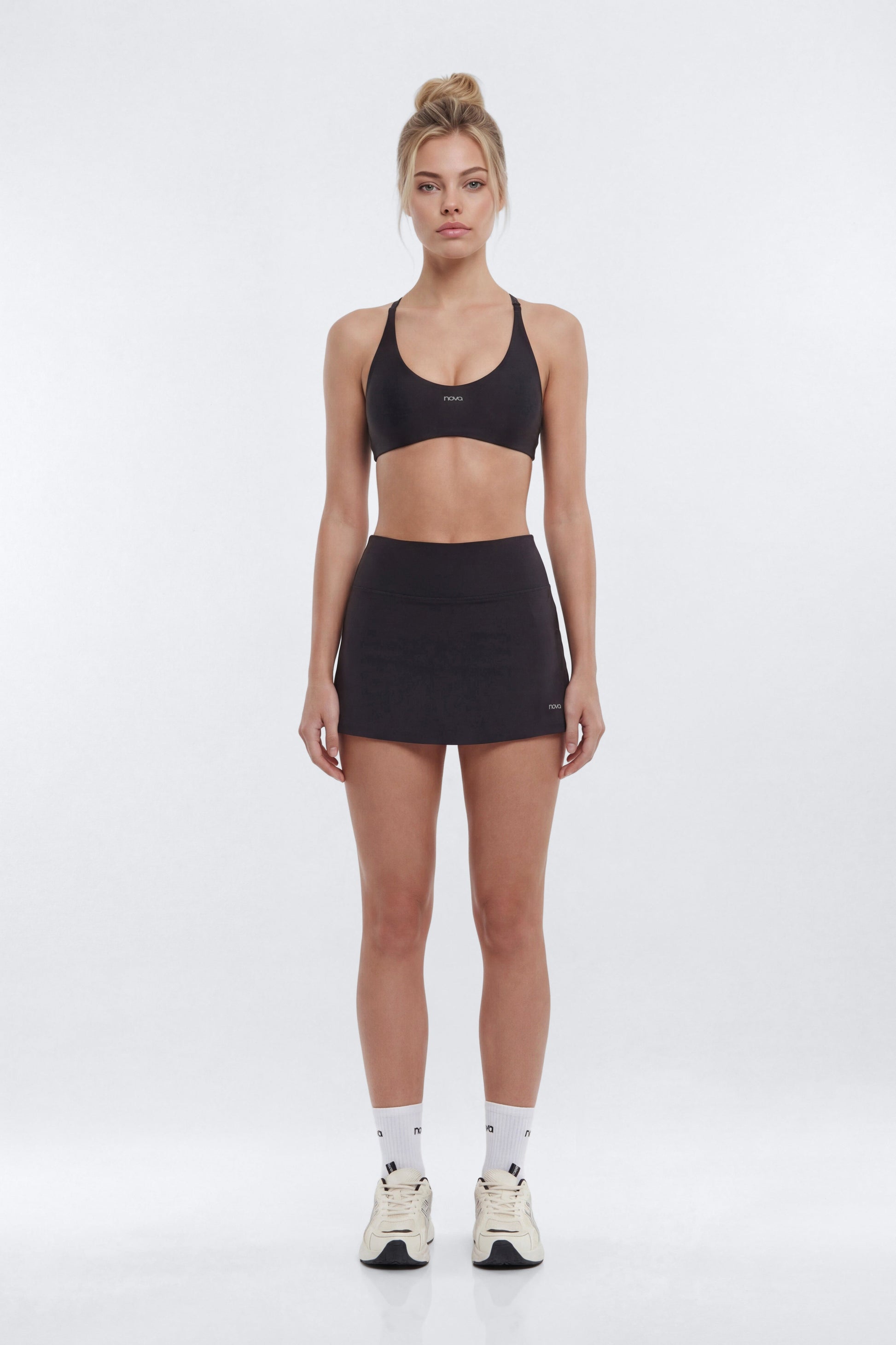 AirSculpt™ Mid Rise Mini Skort - Black Fashion Nova