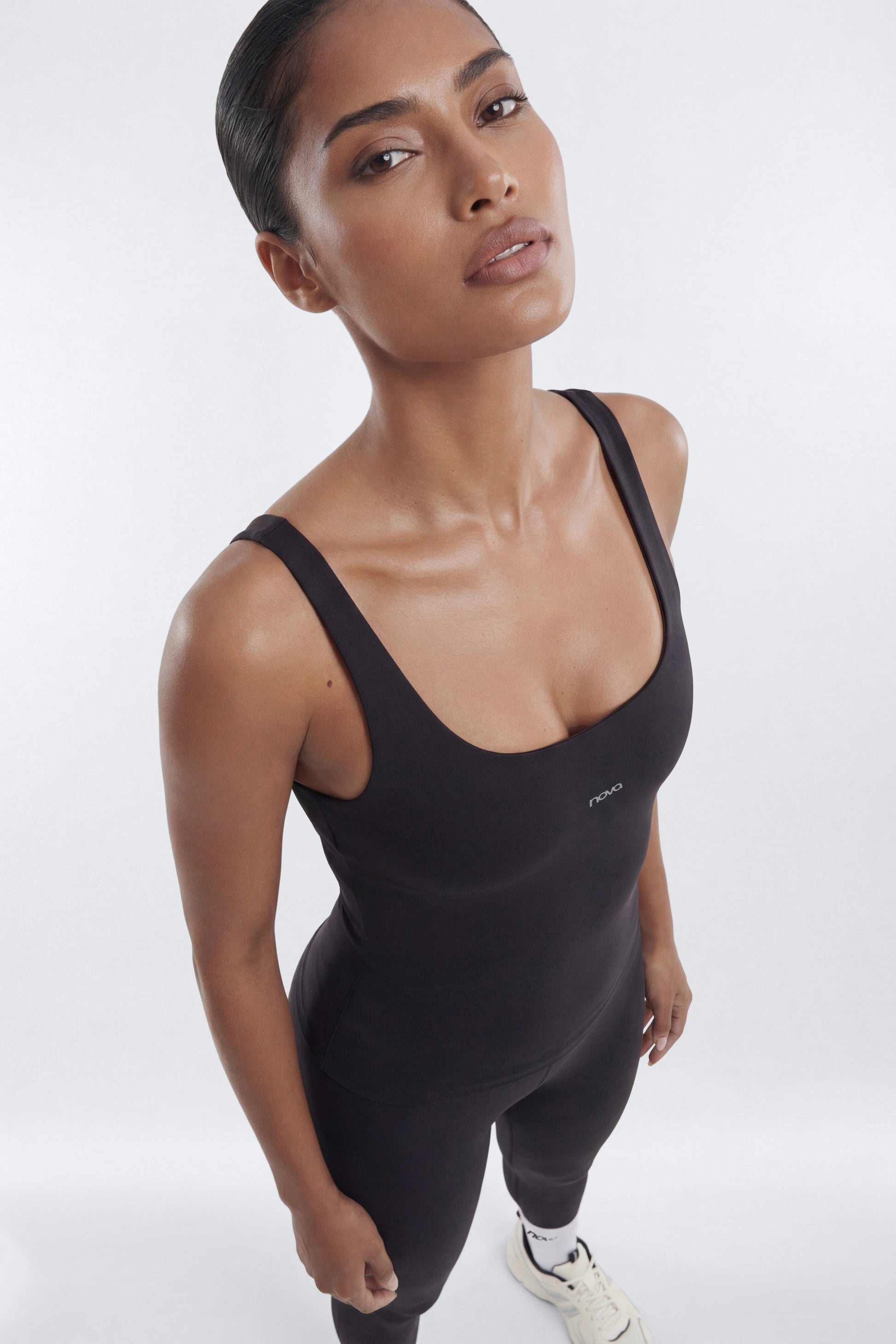 AirSculpt™ Sports Tank Top - Black Fashion Nova
