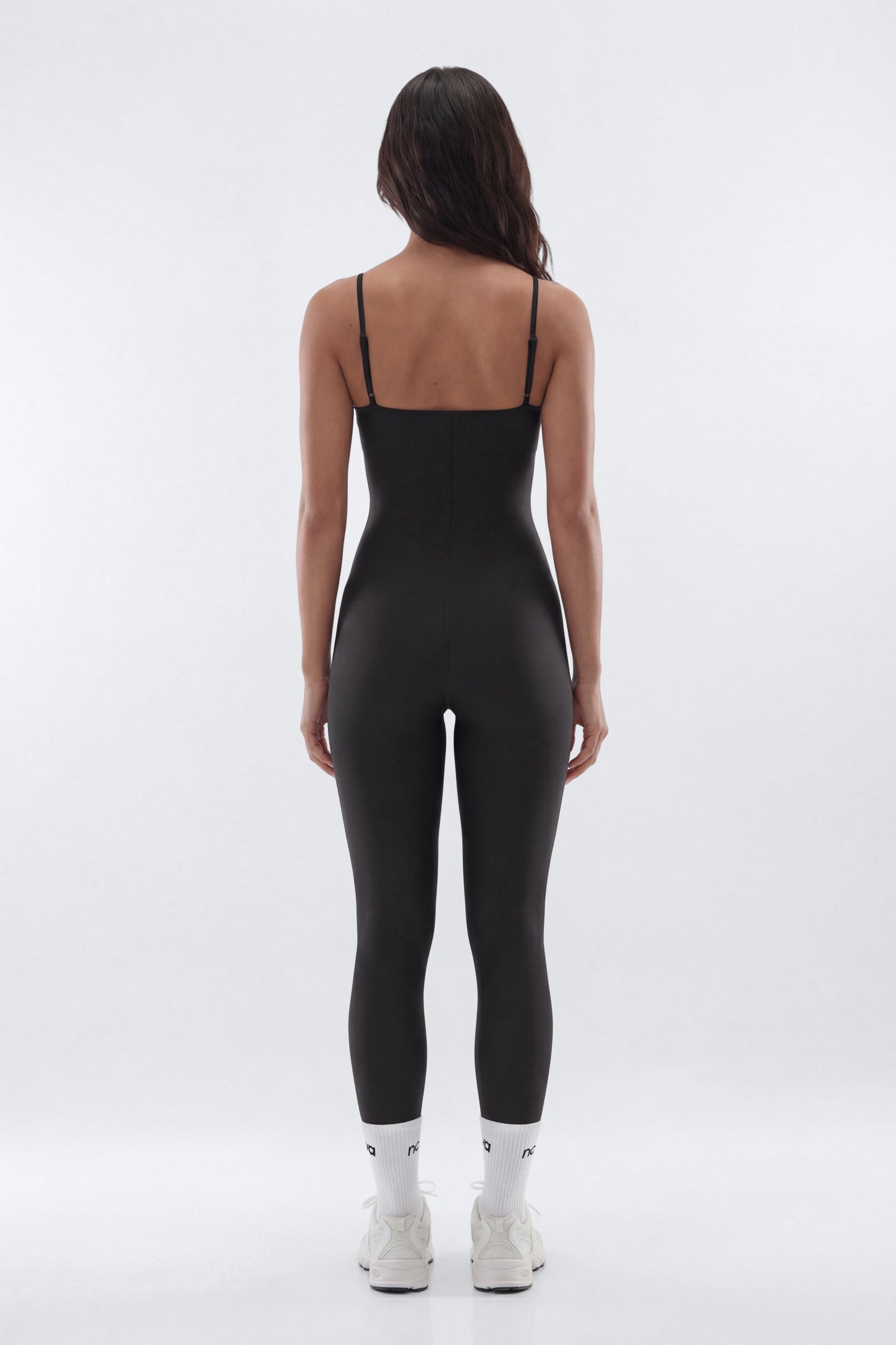 AirSculpt™ 25″ Skinny Jumpsuit - Black Fashion Nova
