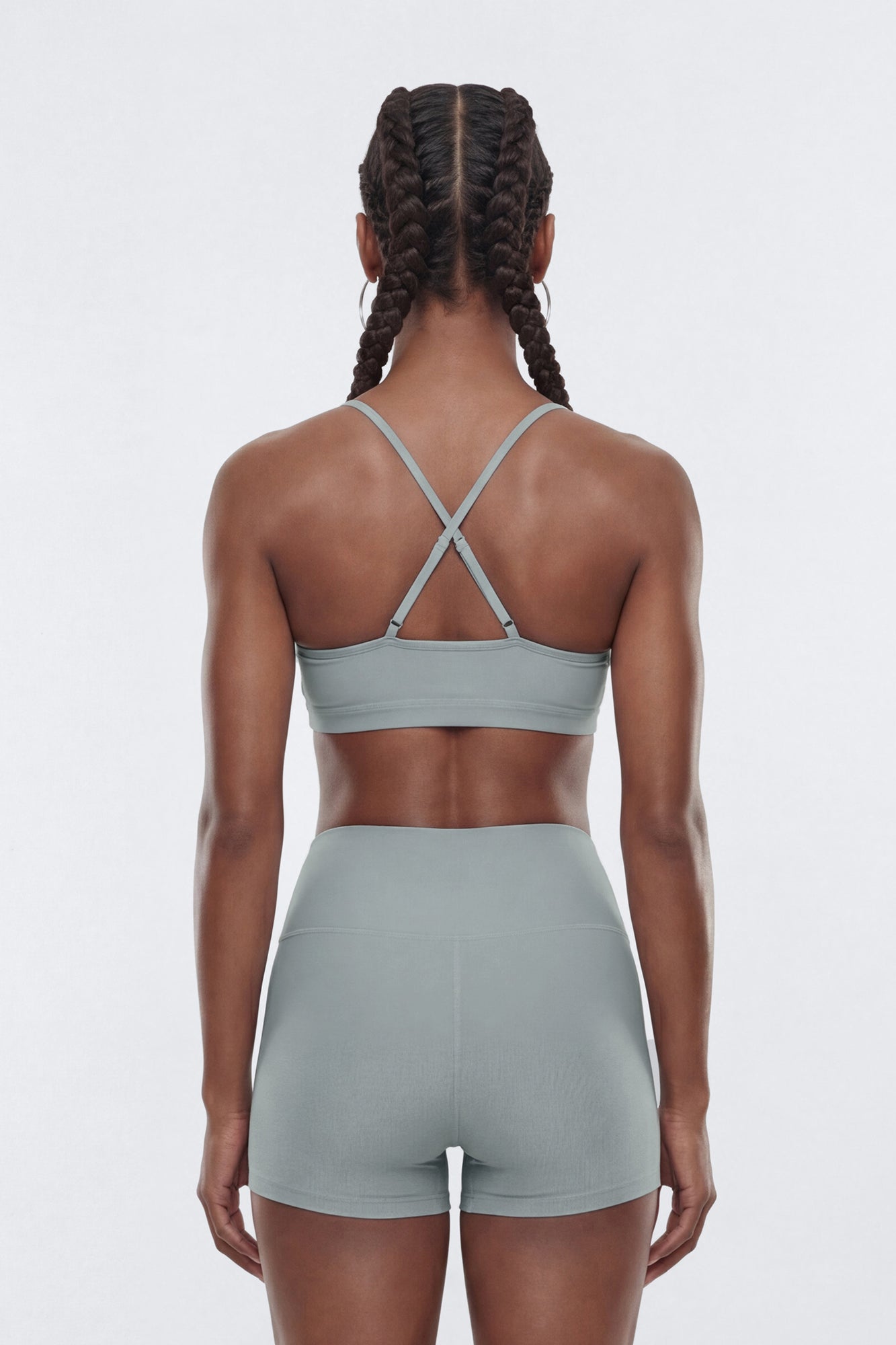 AirSculpt™ X Back Sports Bra - Steel Fashion Nova