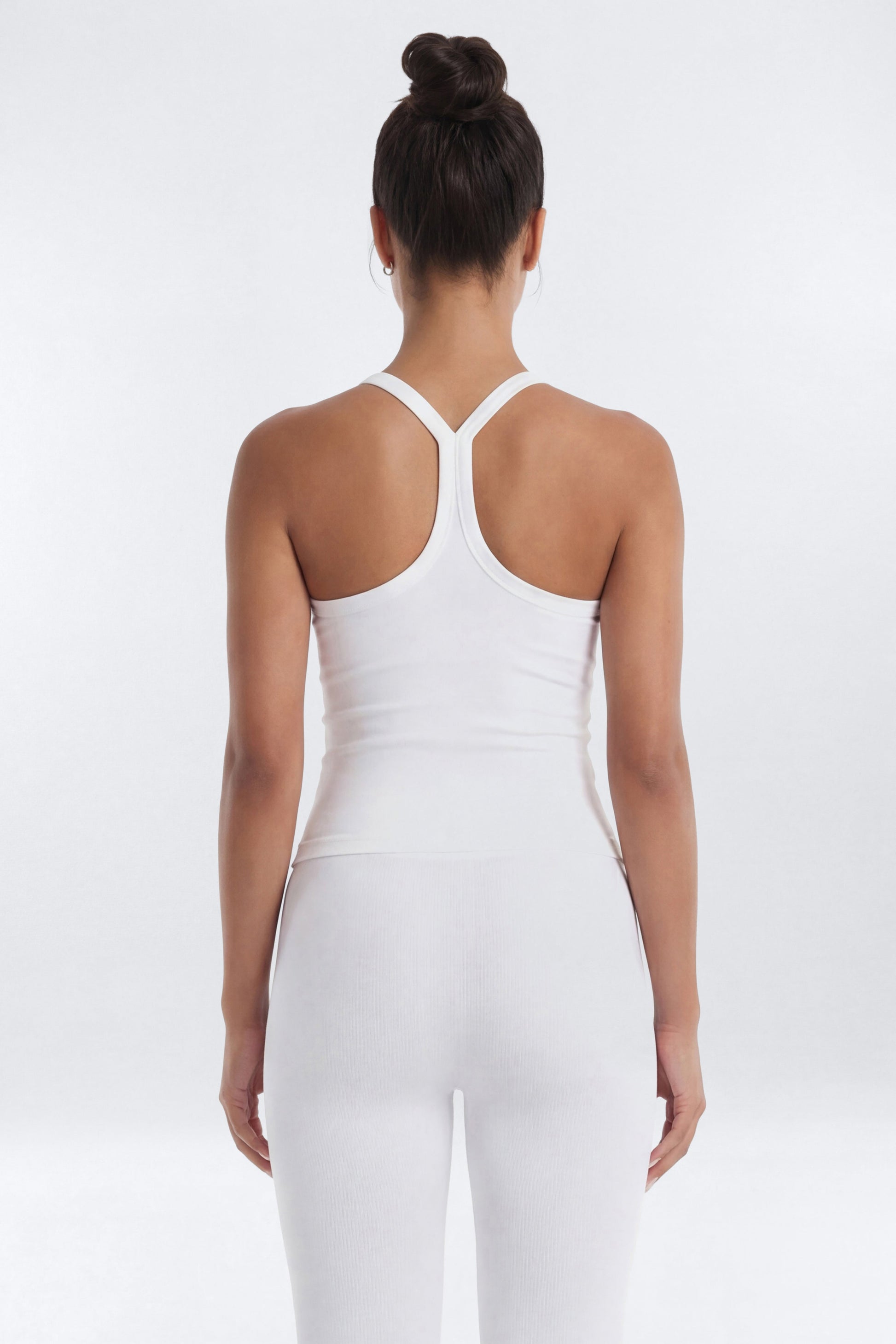 SeamlessLift™ Y Back Sports Top - Bright White Fashion Nova