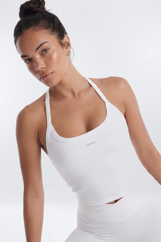 SeamlessLift™ Y Back Sports Top - Bright White Fashion Nova