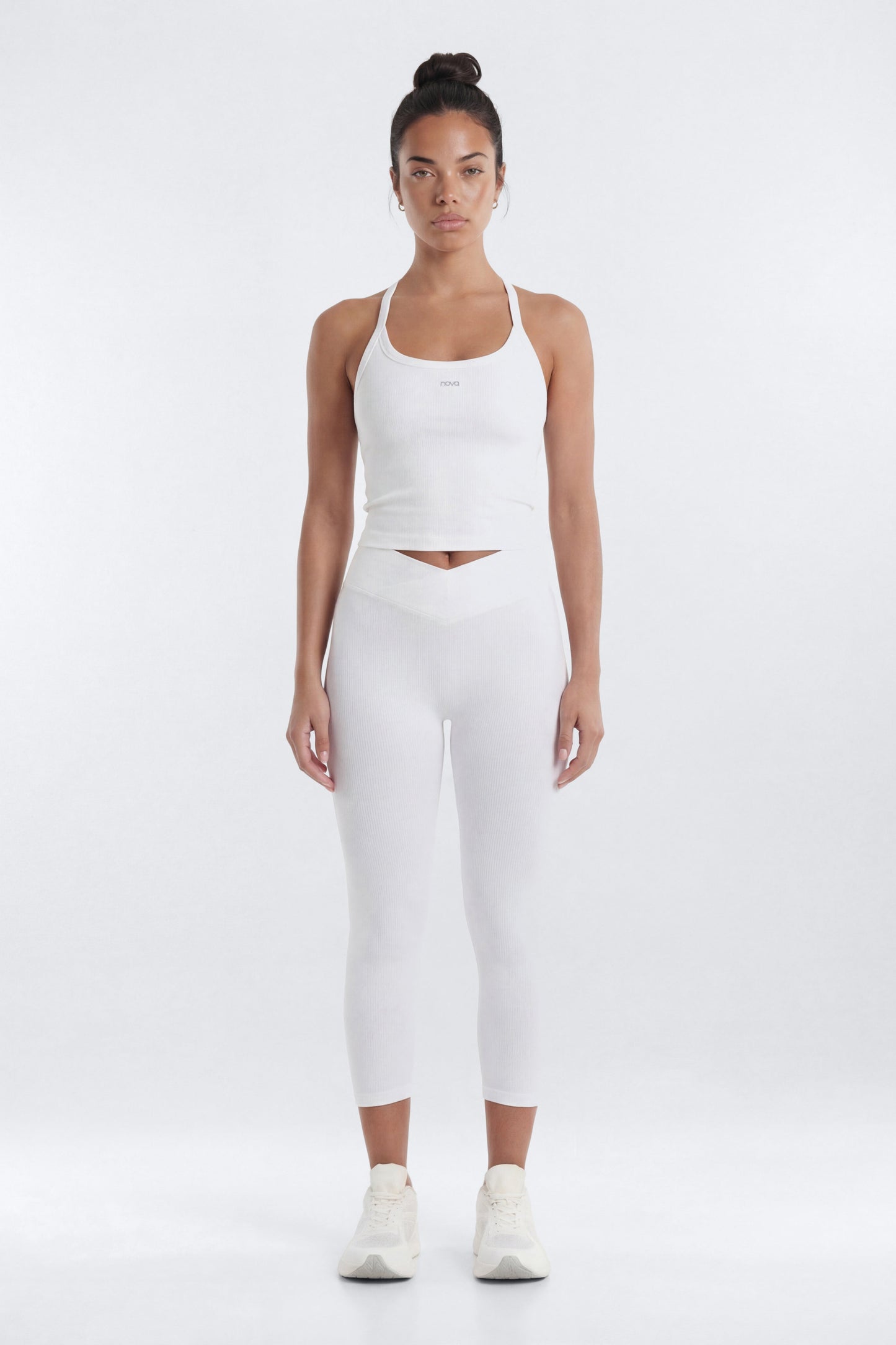 SeamlessLift™ Y Back Sports Top - Bright White Fashion Nova