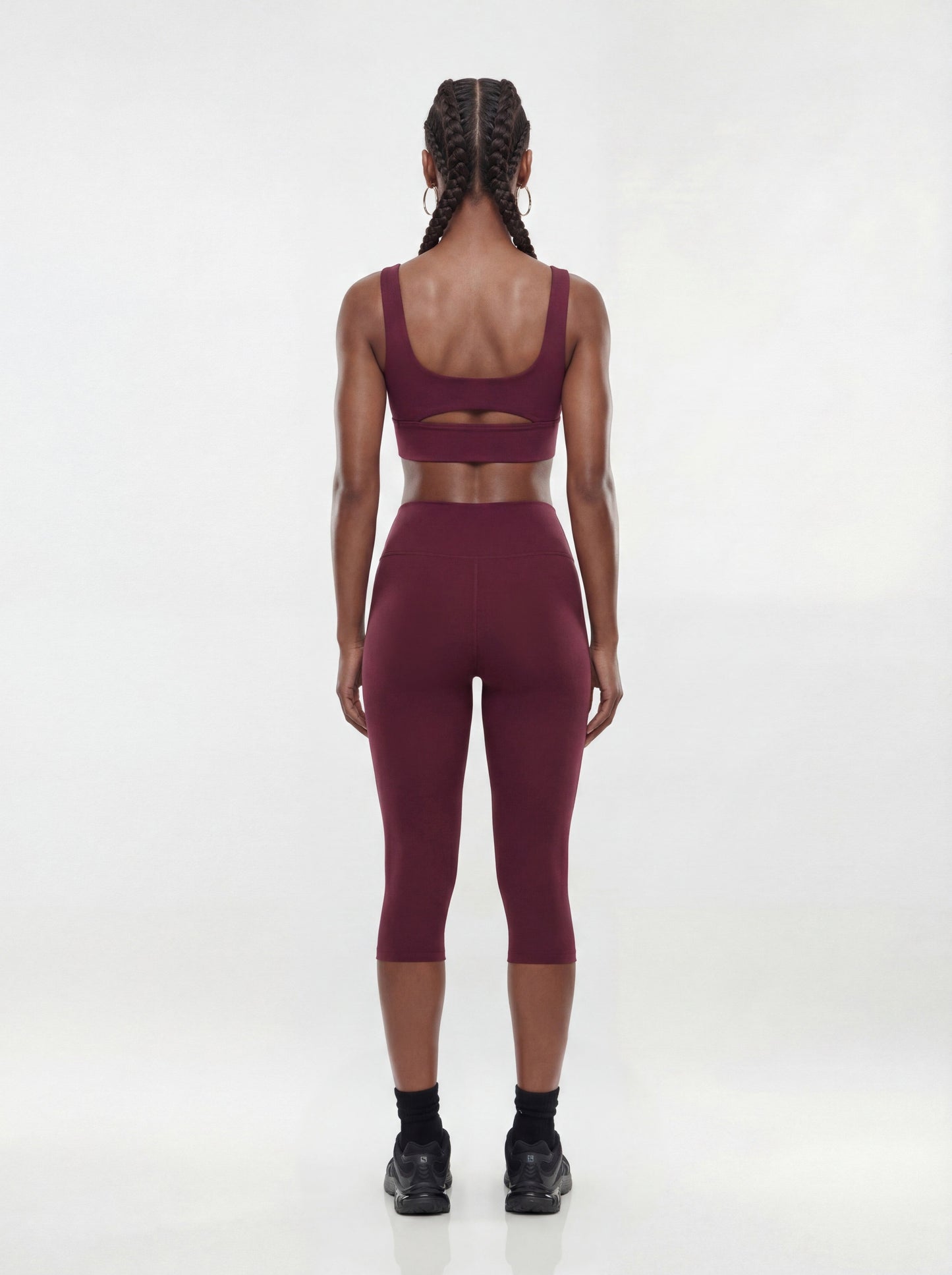 ButterSoft™ 15″ Low Rise Capri Legging - Merlot
