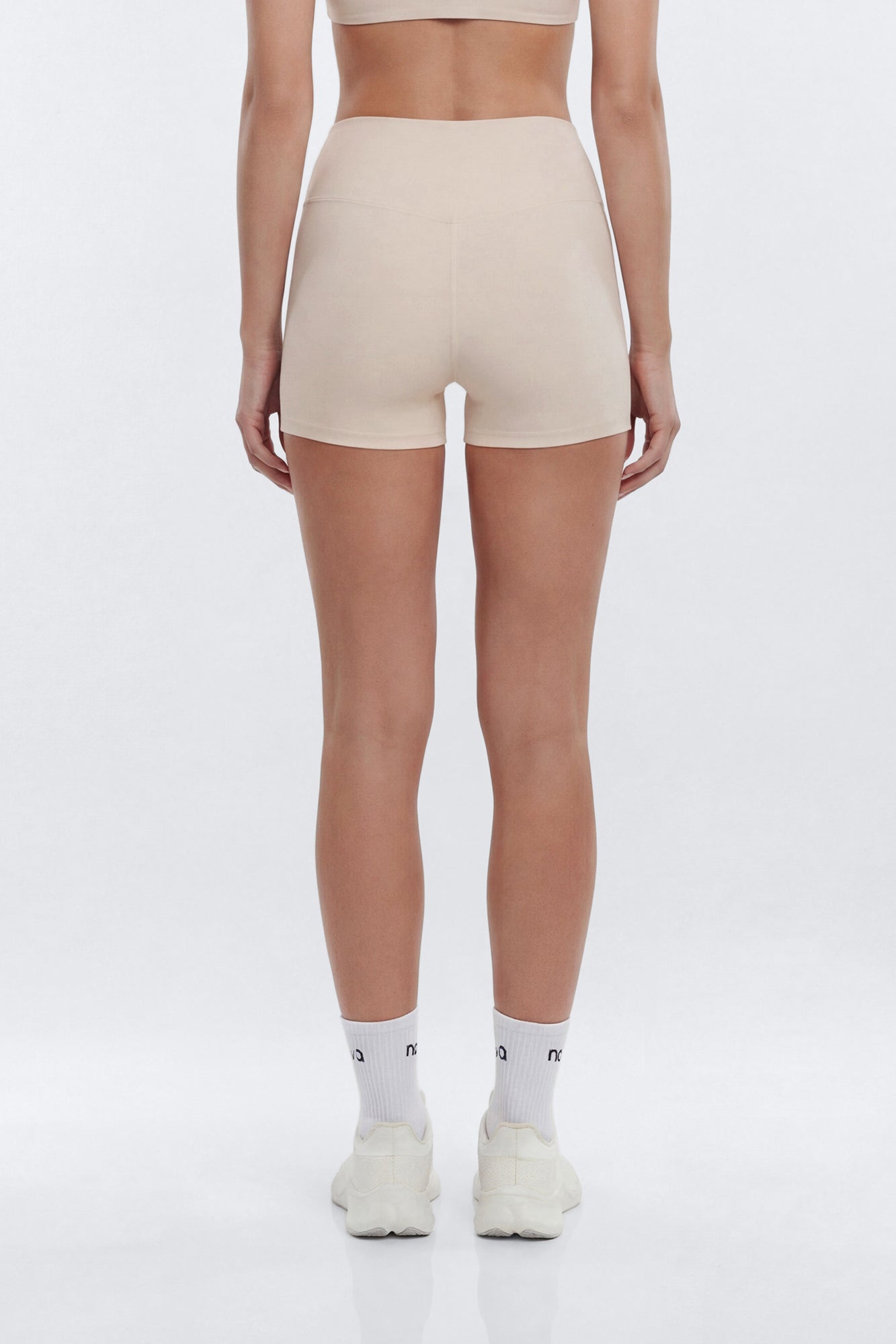 AirSculpt™ 3″ Mid Rise Biker Short - Oat Milk Fashion Nova